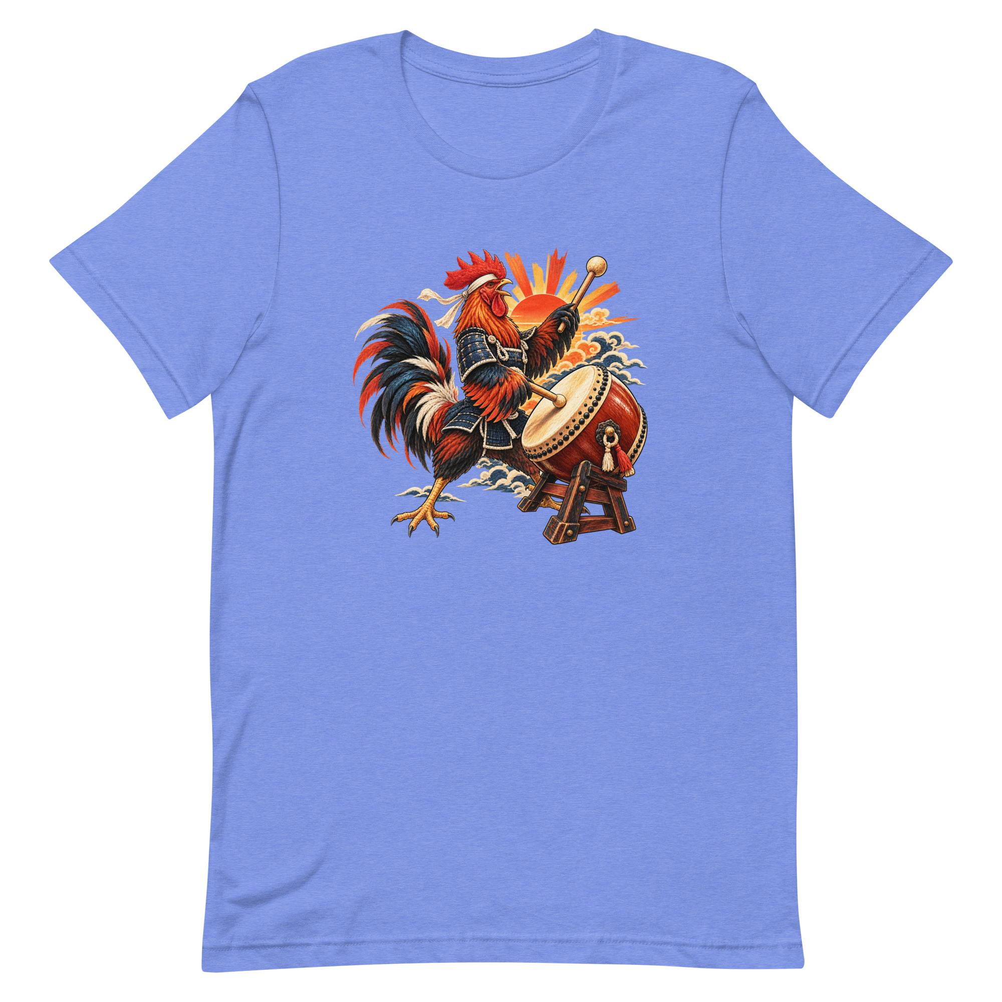 Rooster Samurai Taiko Drum Japanese Art, Japanese Art Tee, Mythology Gift - Image 76
