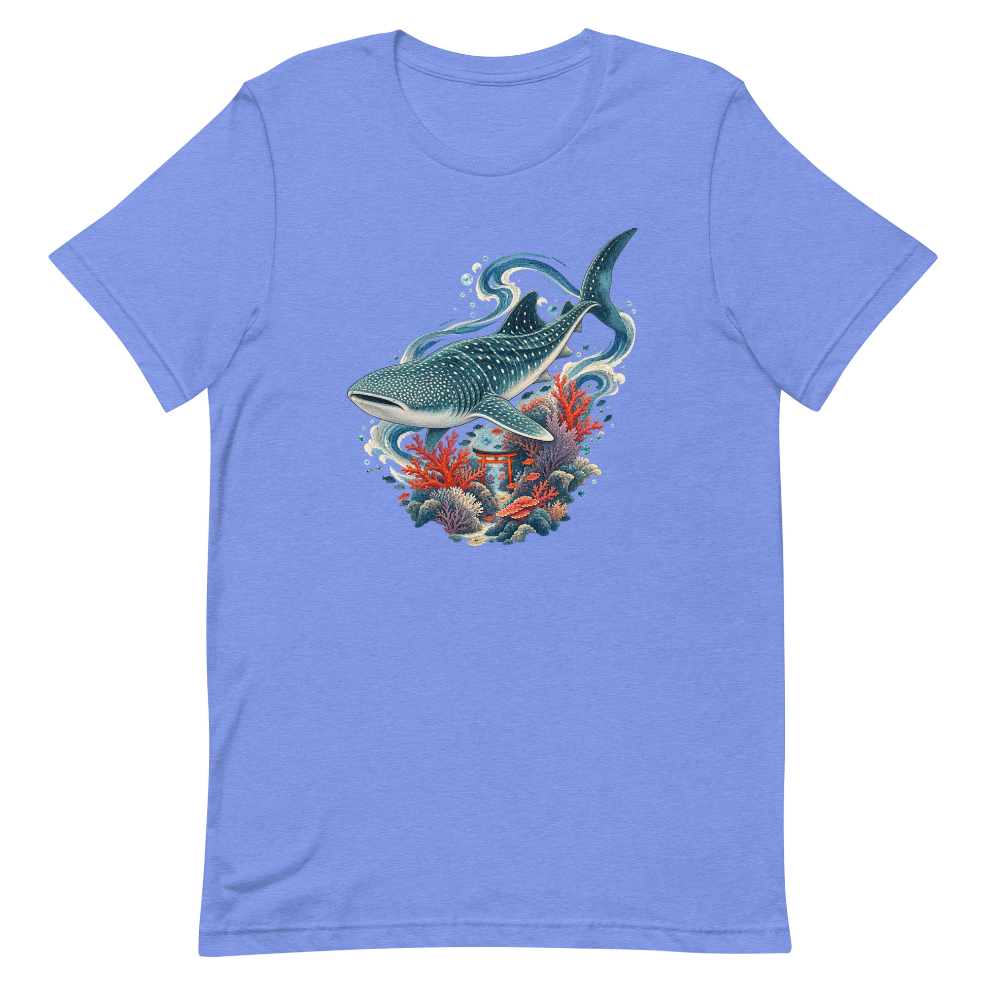 Whale Shark Torii Coral Garden Japanese Art, Japanese Art Tee, Mythology Gift - Image 76