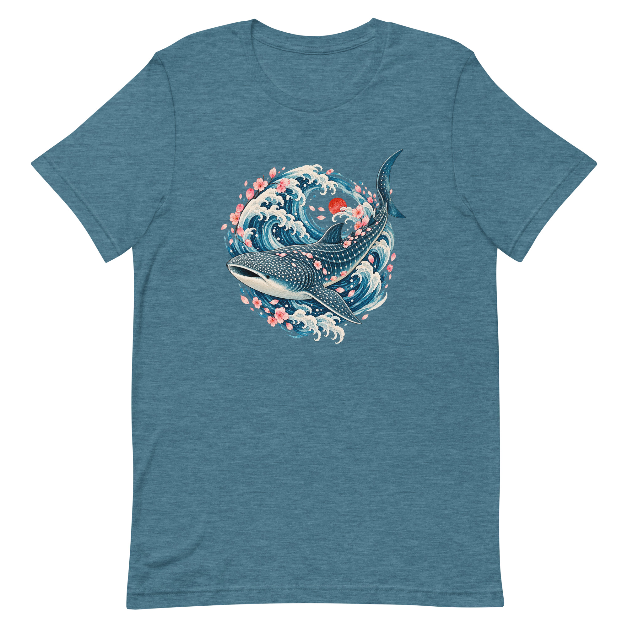 Whale Shark Sakura Current Japanese Art, Japanese Art Tee, Mythology Gift - Image 19