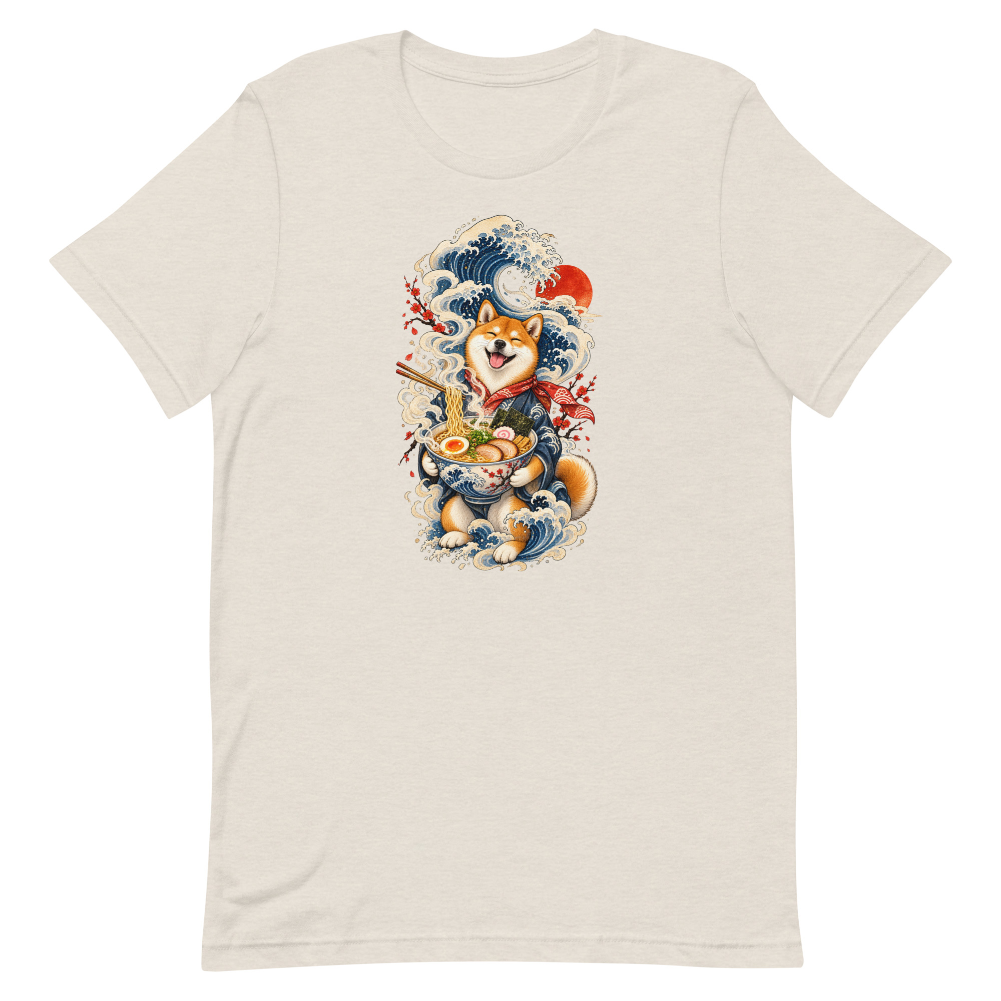 Shiba Inu Ramen Great Wave Japanese Food Art, Japanese Art Tee, Mythology Gift - Image 18