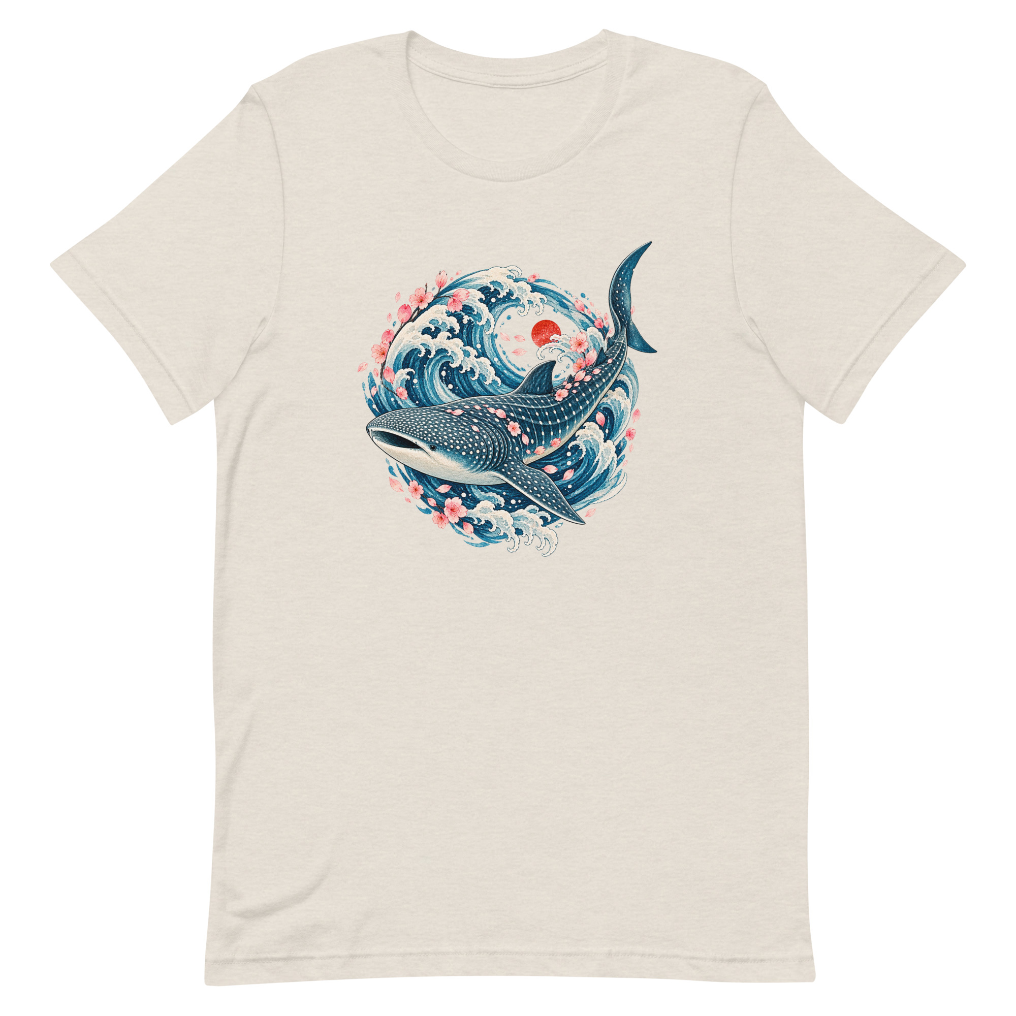 Whale Shark Sakura Current Japanese Art, Japanese Art Tee, Mythology Gift - Image 20