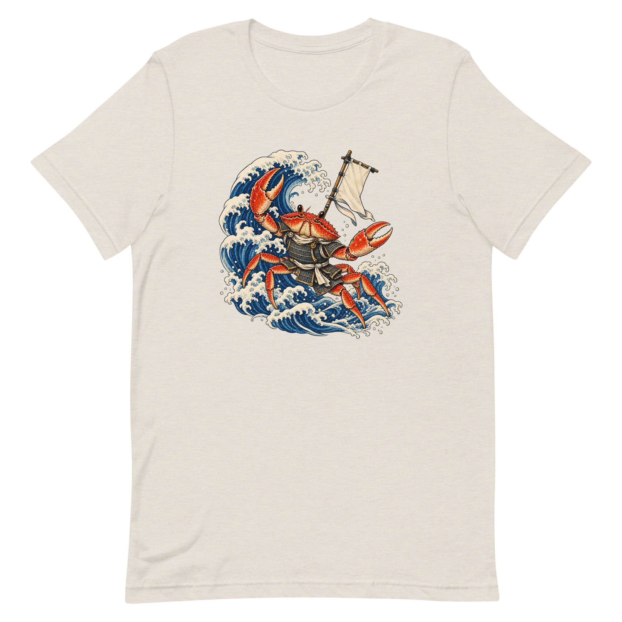 Samurai Crab Great Wave Japanese Warrior Art, Japanese Art Tee, Mythology Gift - Image 20
