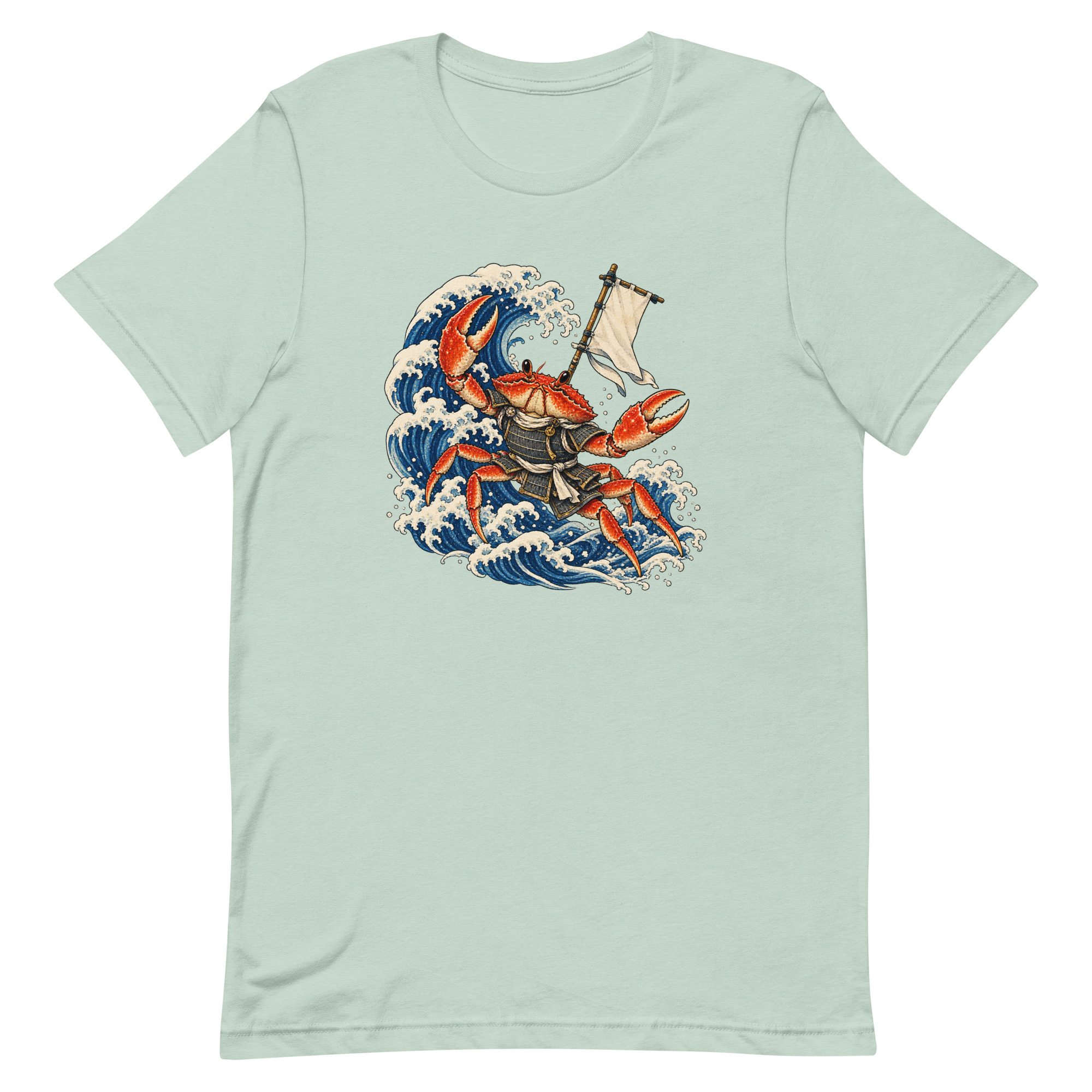 Samurai Crab Great Wave Japanese Warrior Art, Japanese Art Tee, Mythology Gift - Image 21