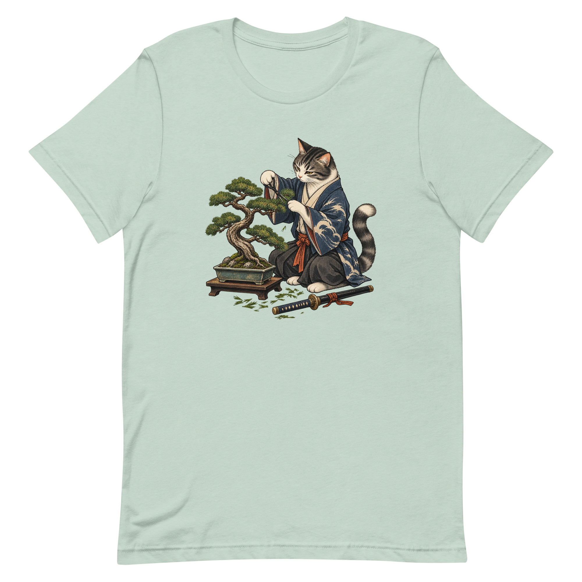 Samurai Cat Bonsai Dojo Japanese Art, Japanese Art Tee, Mythology Gift - Image 21