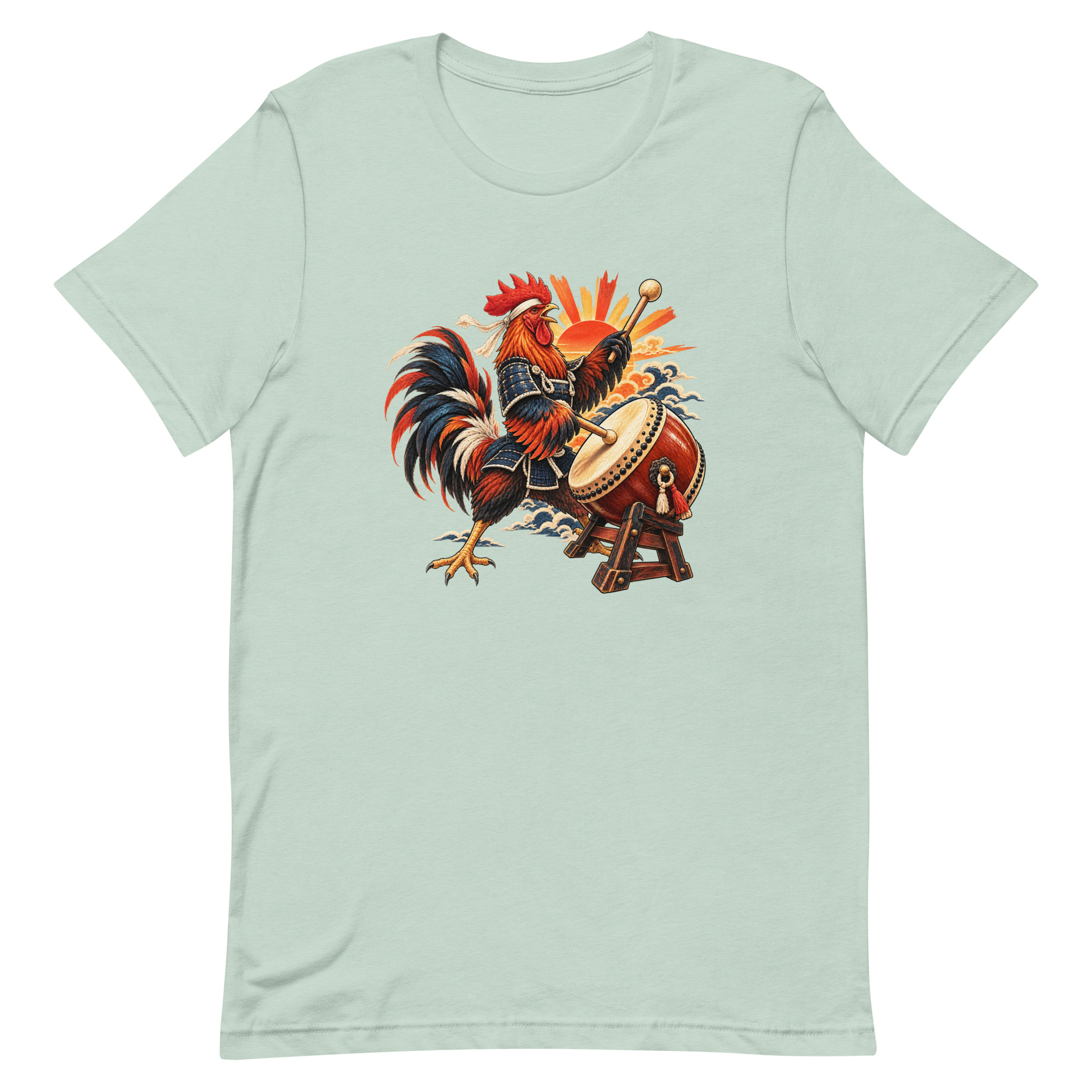 Rooster Samurai Taiko Drum Japanese Art, Japanese Art Tee, Mythology Gift - Image 21