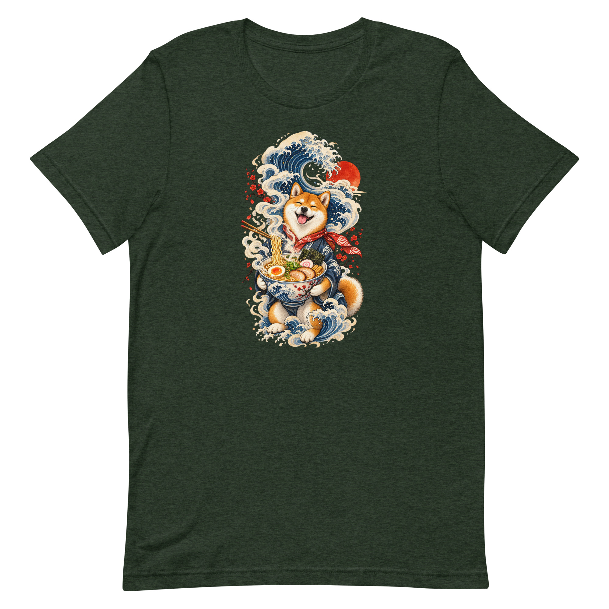Shiba Inu Ramen Great Wave Japanese Food Art, Japanese Art Tee, Mythology Gift - Image 89