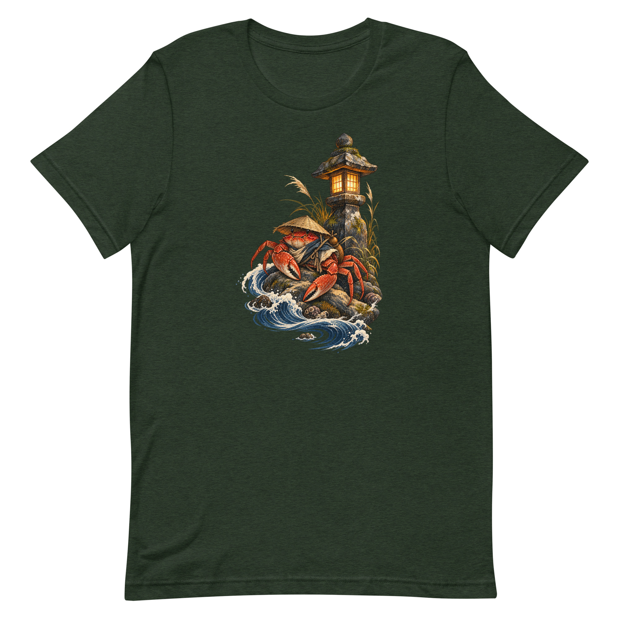 Crab Ronin Lantern Shore Japanese Art, Japanese Art Tee, Mythology Gift - Image 89