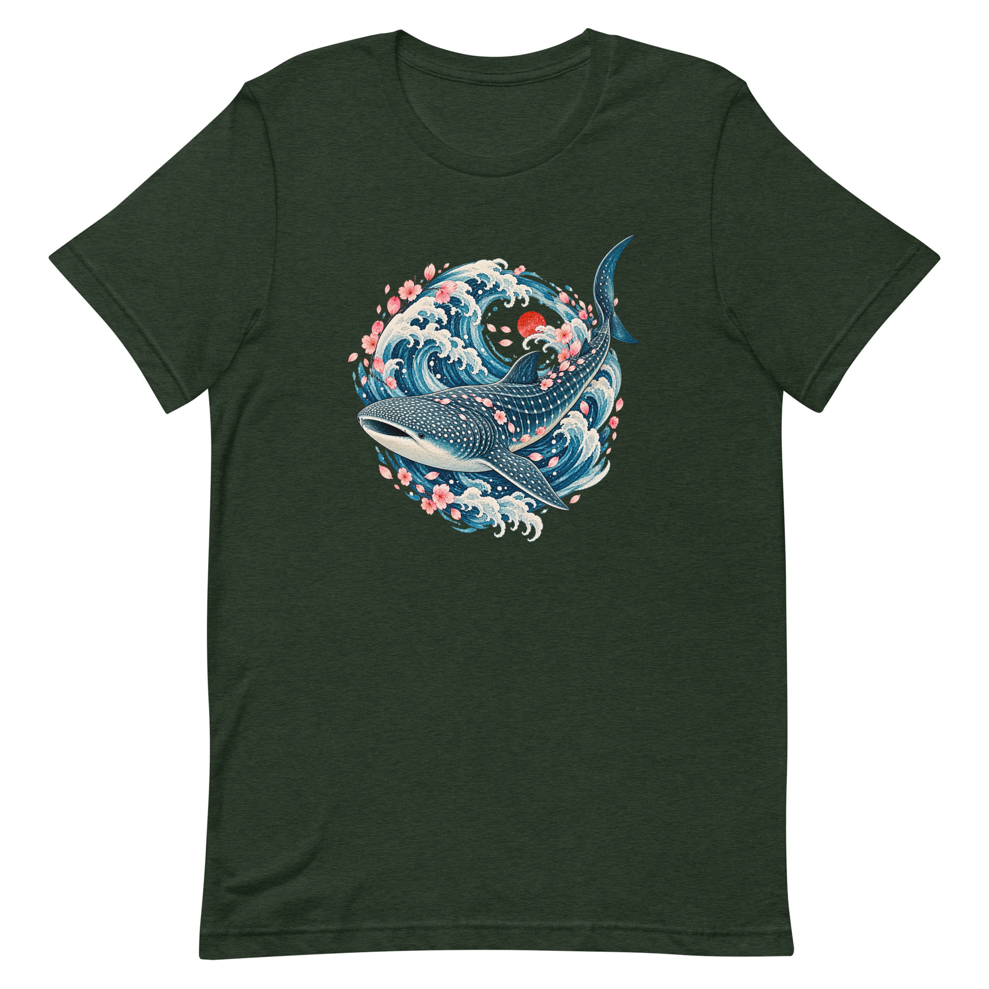 Whale Shark Sakura Current Japanese Art, Japanese Art Tee, Mythology Gift - Image 91
