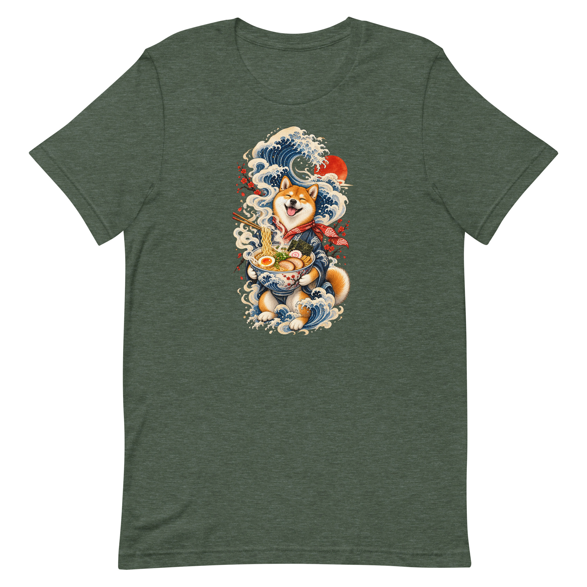 Shiba Inu Ramen Great Wave Japanese Food Art, Japanese Art Tee, Mythology Gift - Image 20