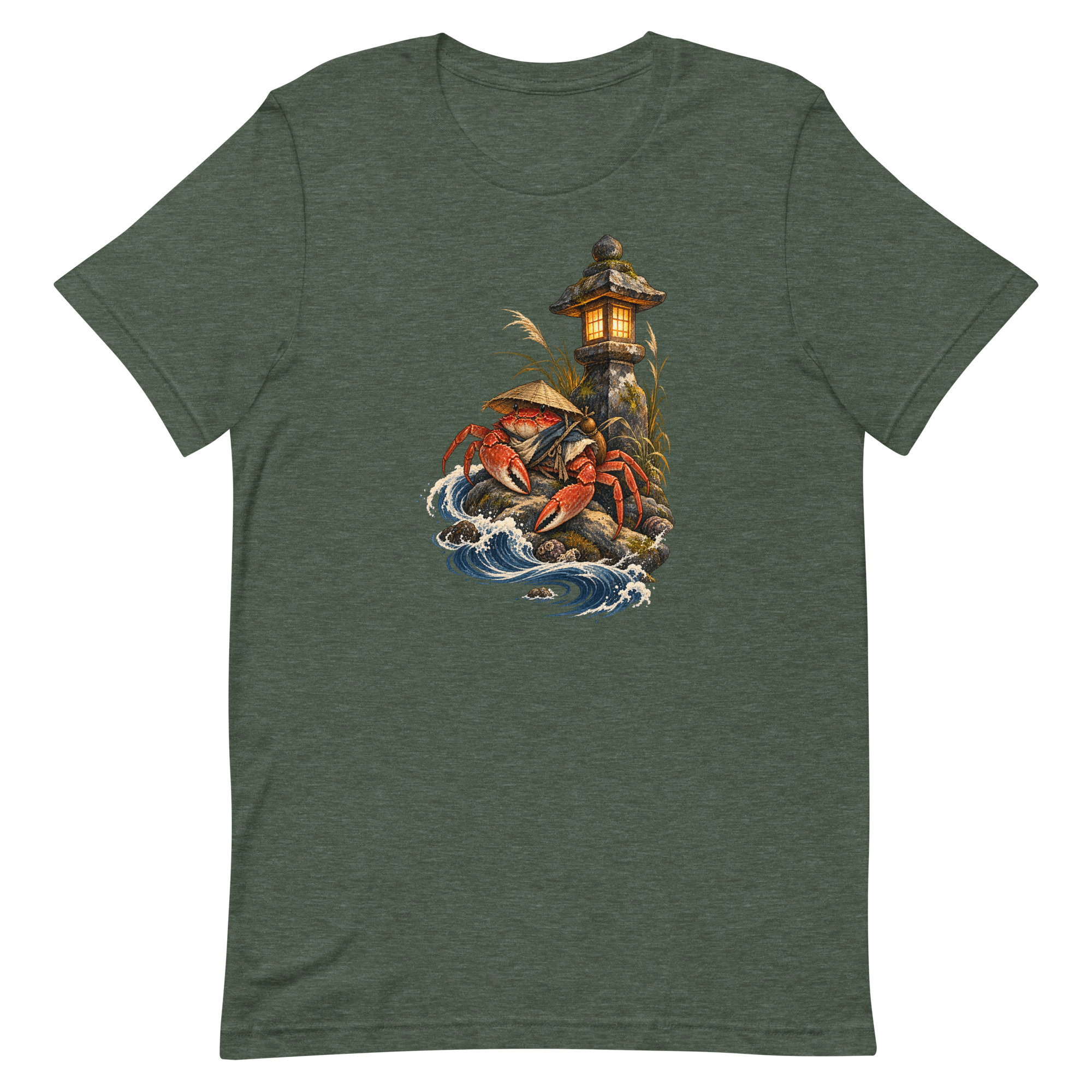 Crab Ronin Lantern Shore Japanese Art, Japanese Art Tee, Mythology Gift - Image 20