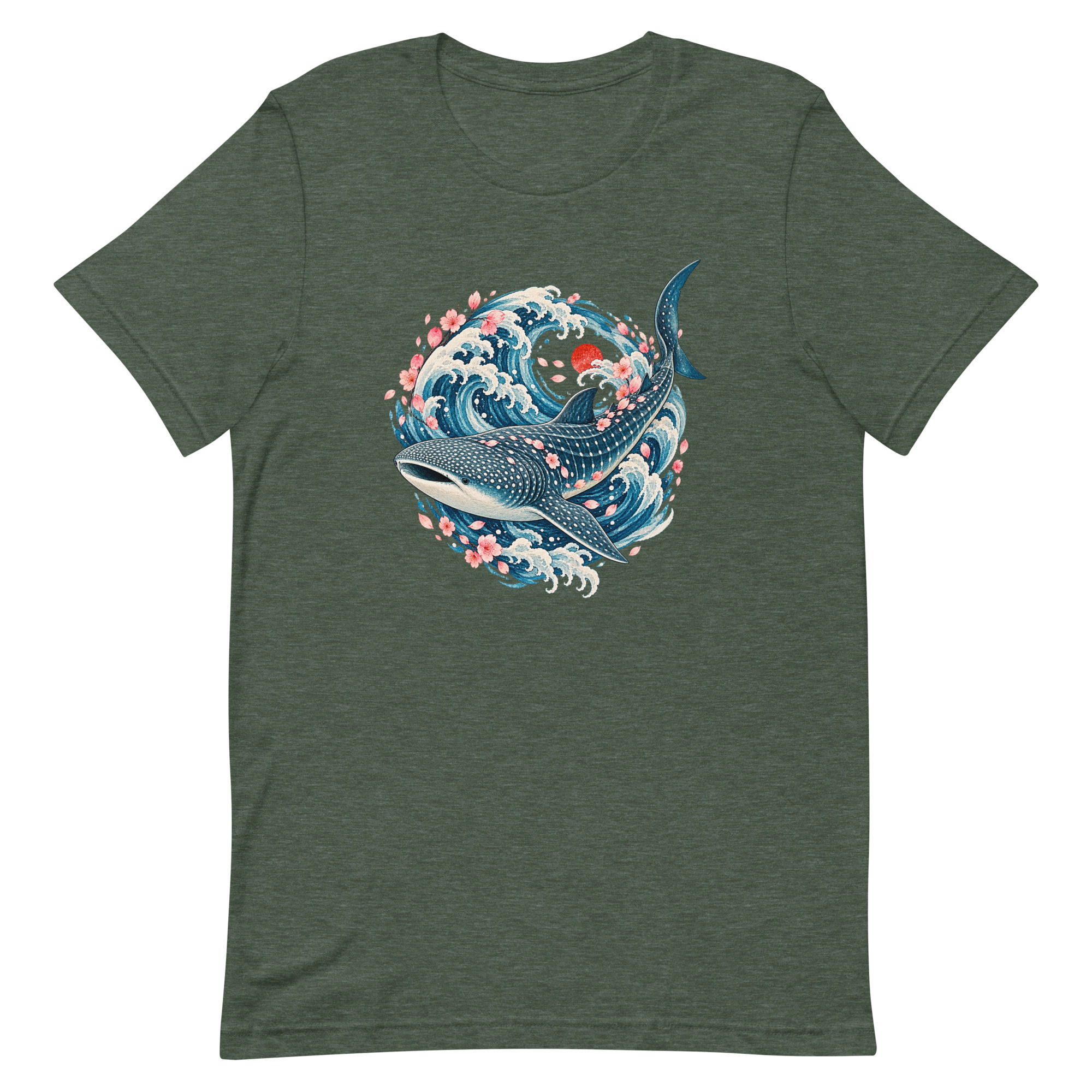 Whale Shark Sakura Current Japanese Art, Japanese Art Tee, Mythology Gift - Image 22