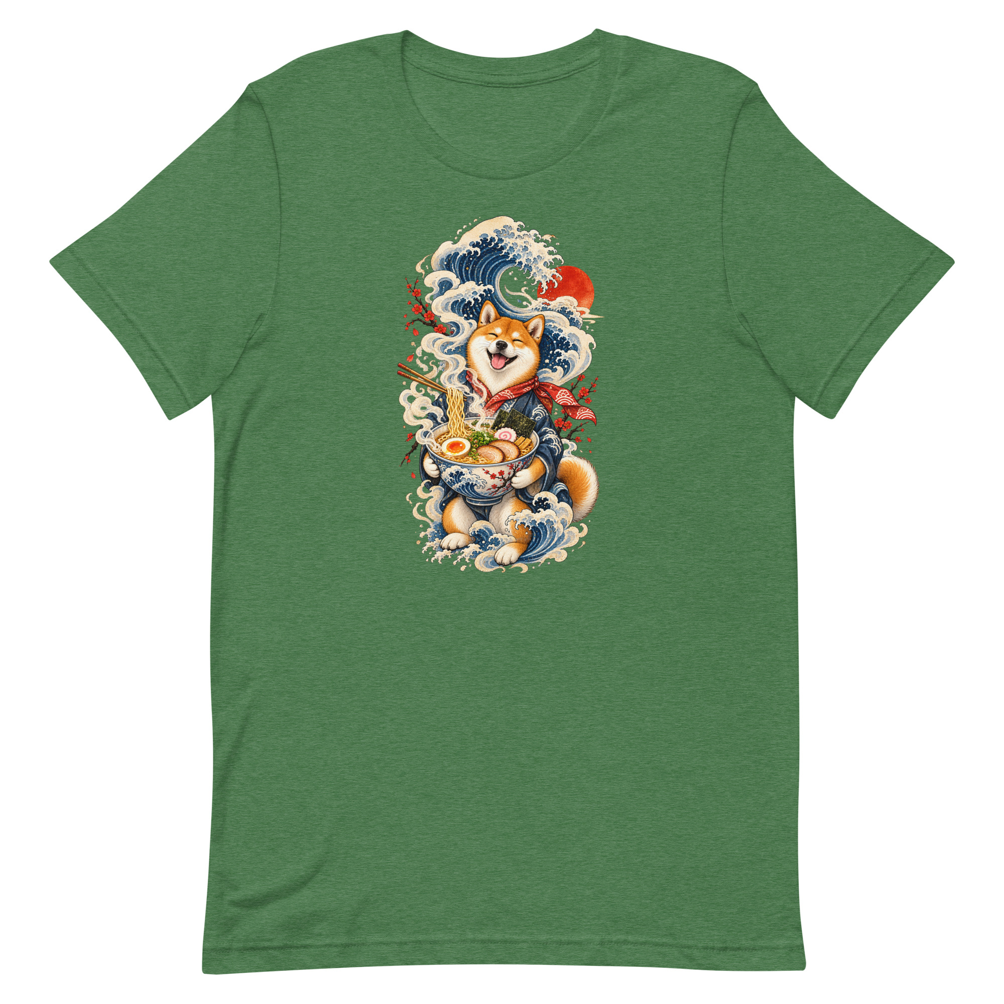Shiba Inu Ramen Great Wave Japanese Food Art, Japanese Art Tee, Mythology Gift - Image 90