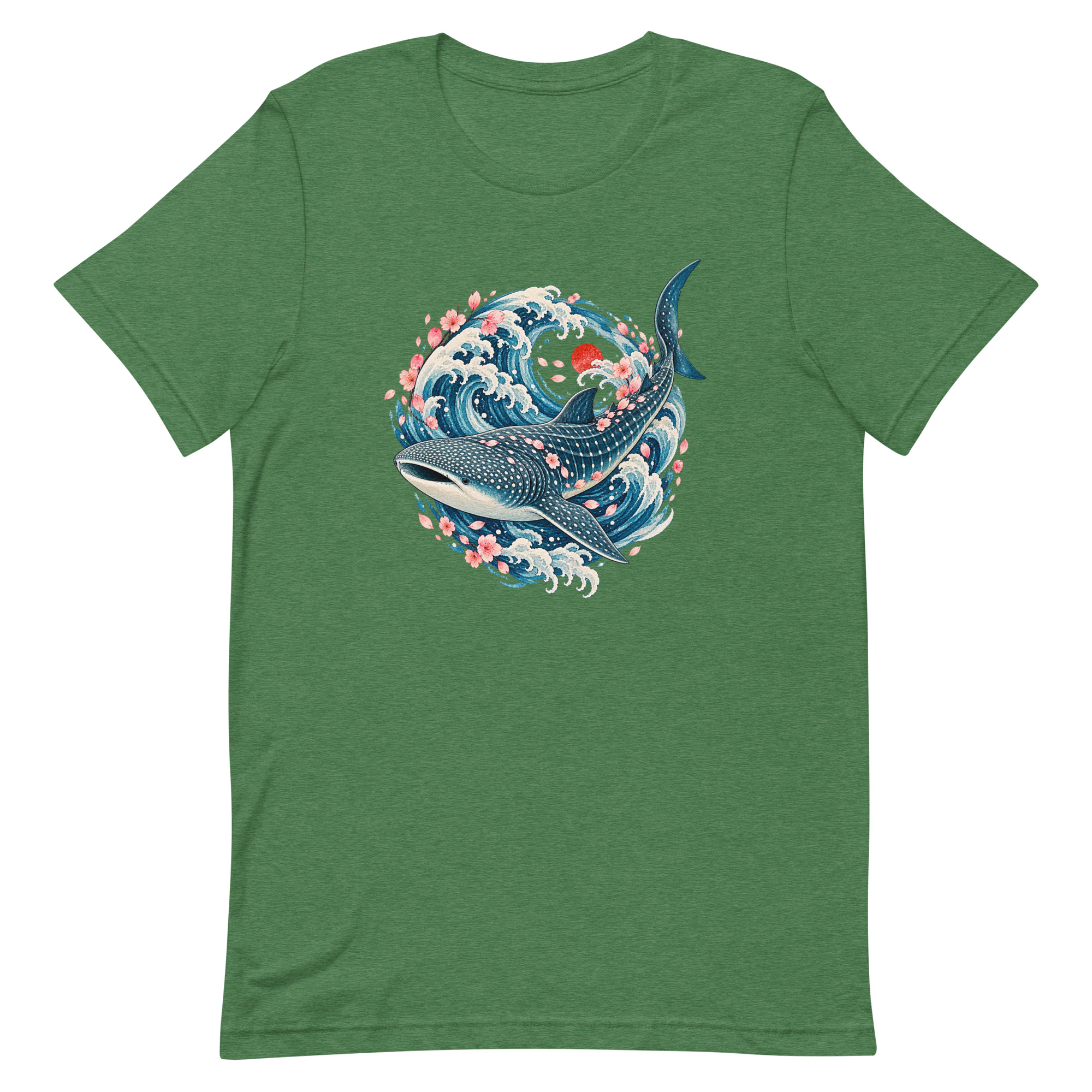 Whale Shark Sakura Current Japanese Art, Japanese Art Tee, Mythology Gift - Image 92