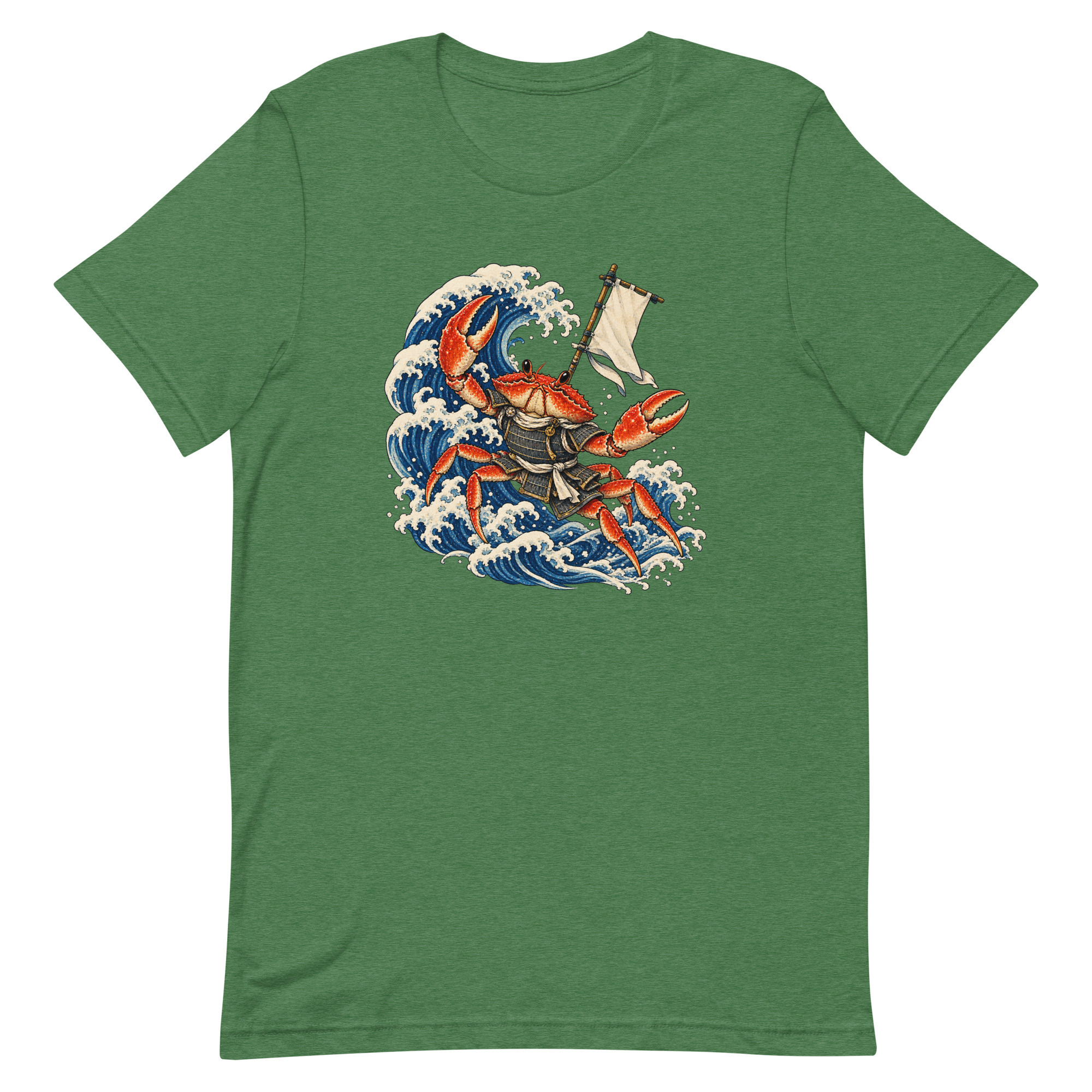 Samurai Crab Great Wave Japanese Warrior Art, Japanese Art Tee, Mythology Gift - Image 92