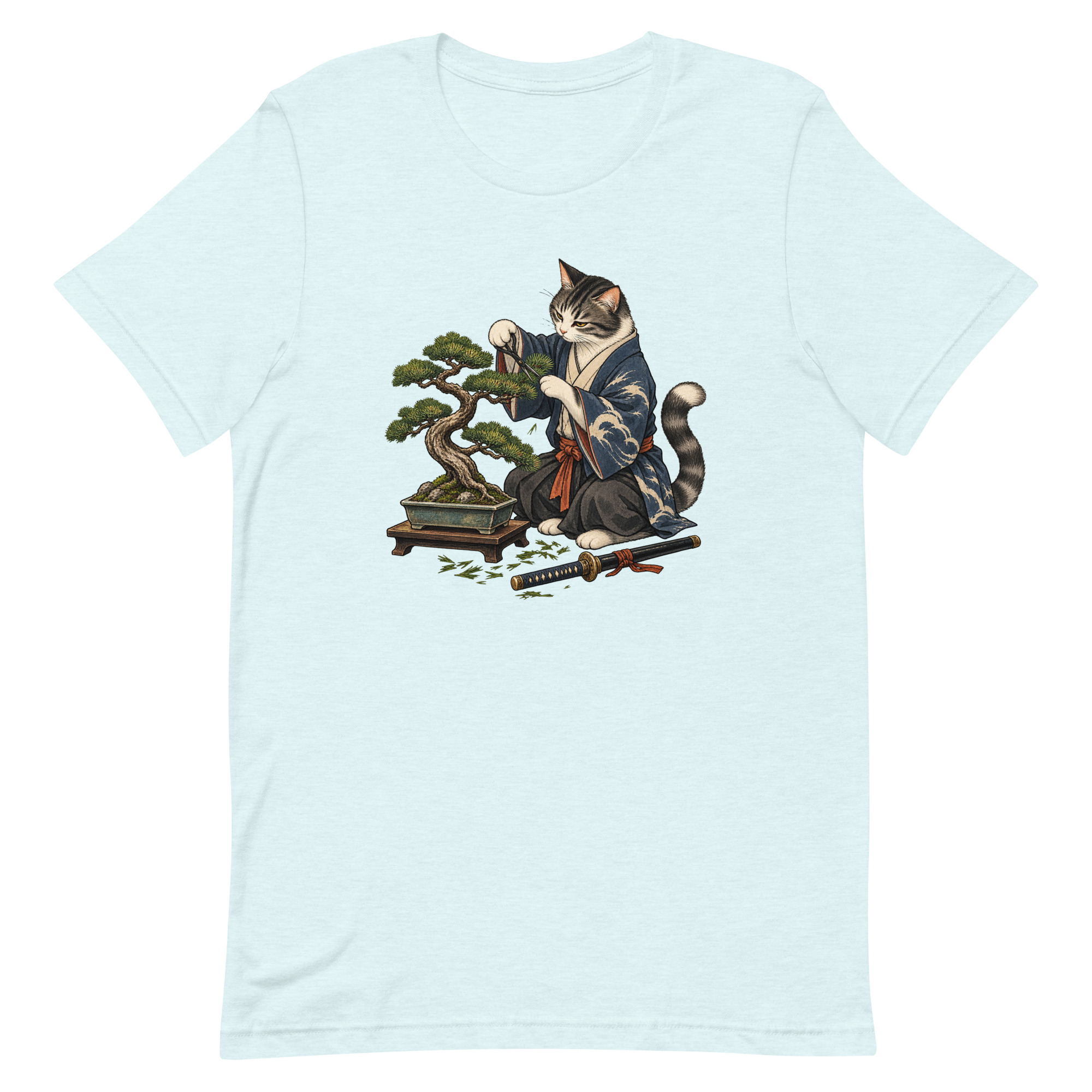 Samurai Cat Bonsai Dojo Japanese Art, Japanese Art Tee, Mythology Gift - Image 73