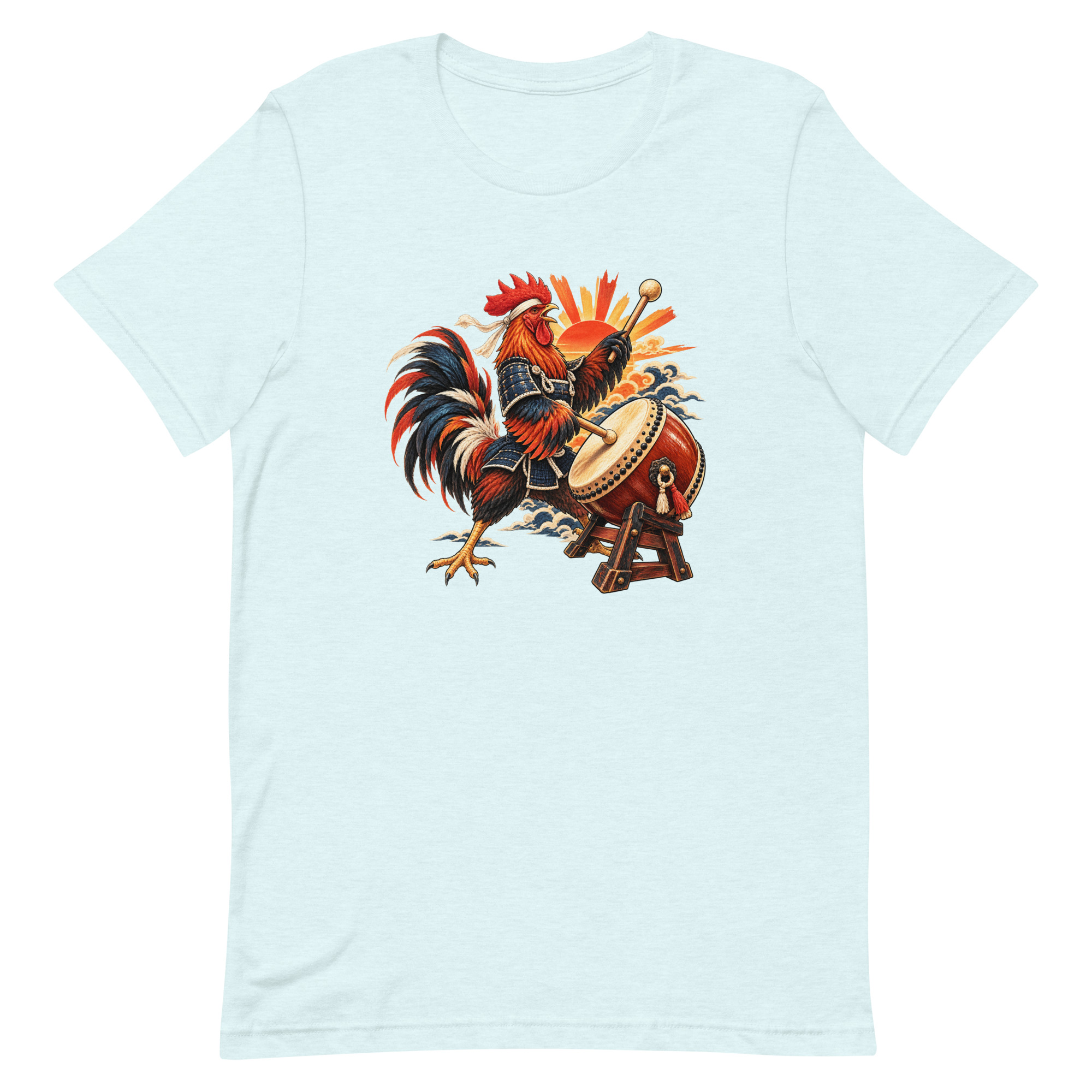Rooster Samurai Taiko Drum Japanese Art, Japanese Art Tee, Mythology Gift - Image 73