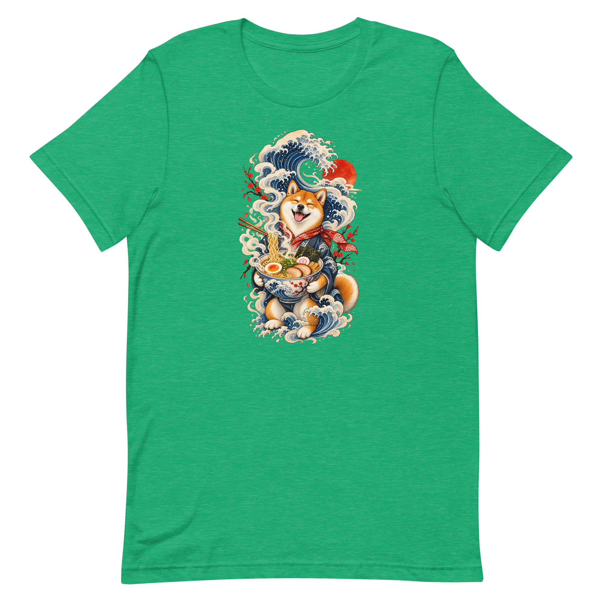 Shiba Inu Ramen Great Wave Japanese Food Art, Japanese Art Tee, Mythology Gift - Image 21