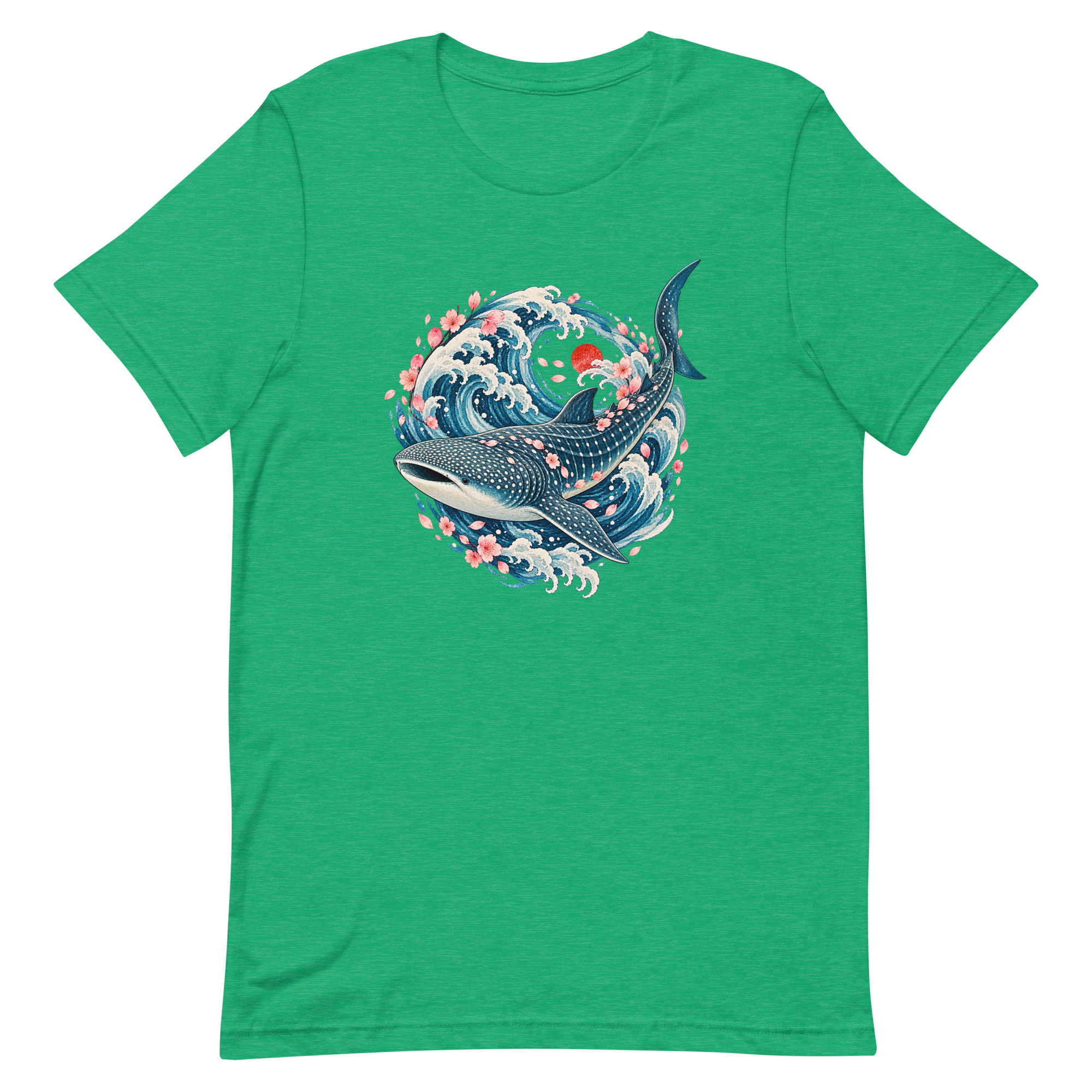 Whale Shark Sakura Current Japanese Art, Japanese Art Tee, Mythology Gift - Image 23
