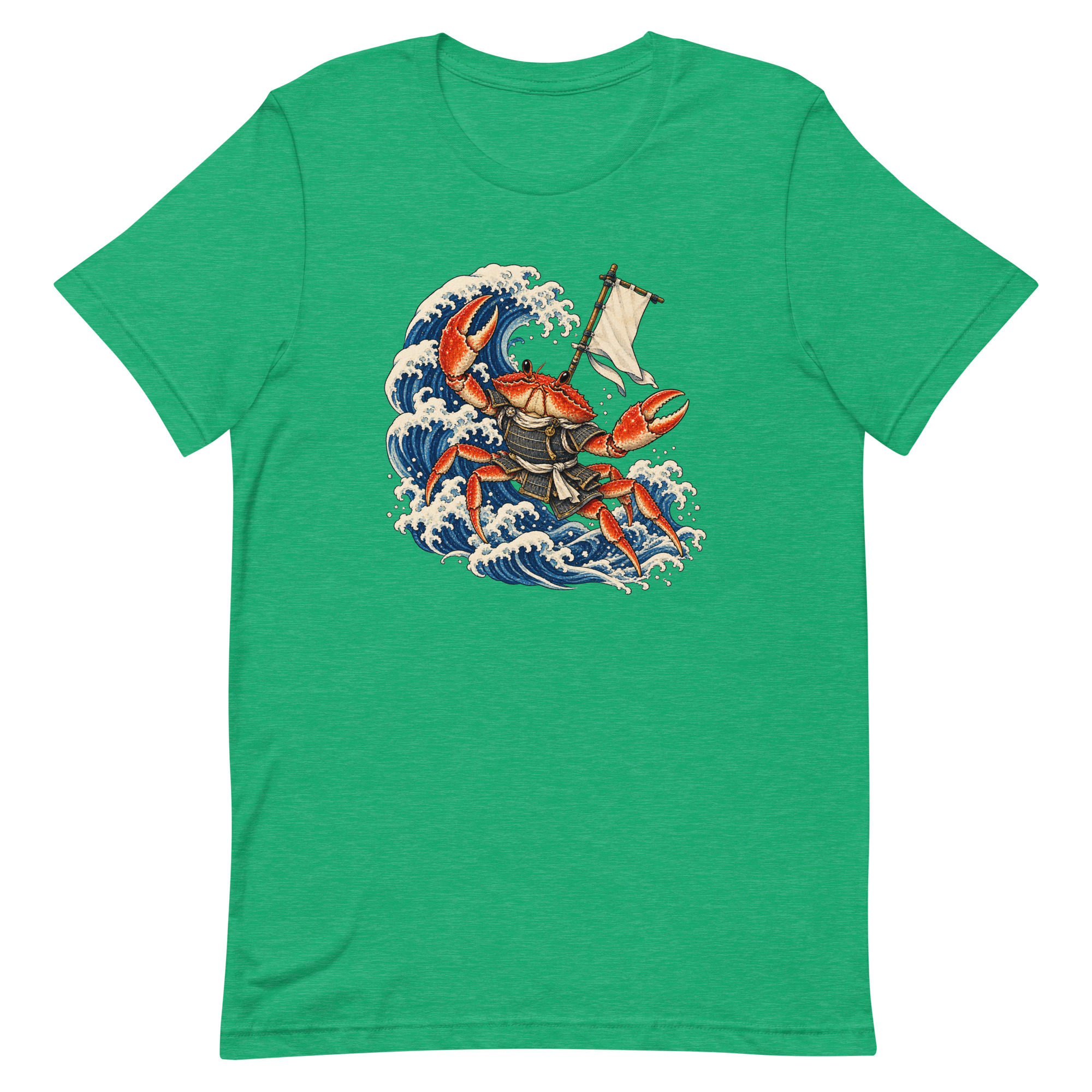 Samurai Crab Great Wave Japanese Warrior Art, Japanese Art Tee, Mythology Gift - Image 23