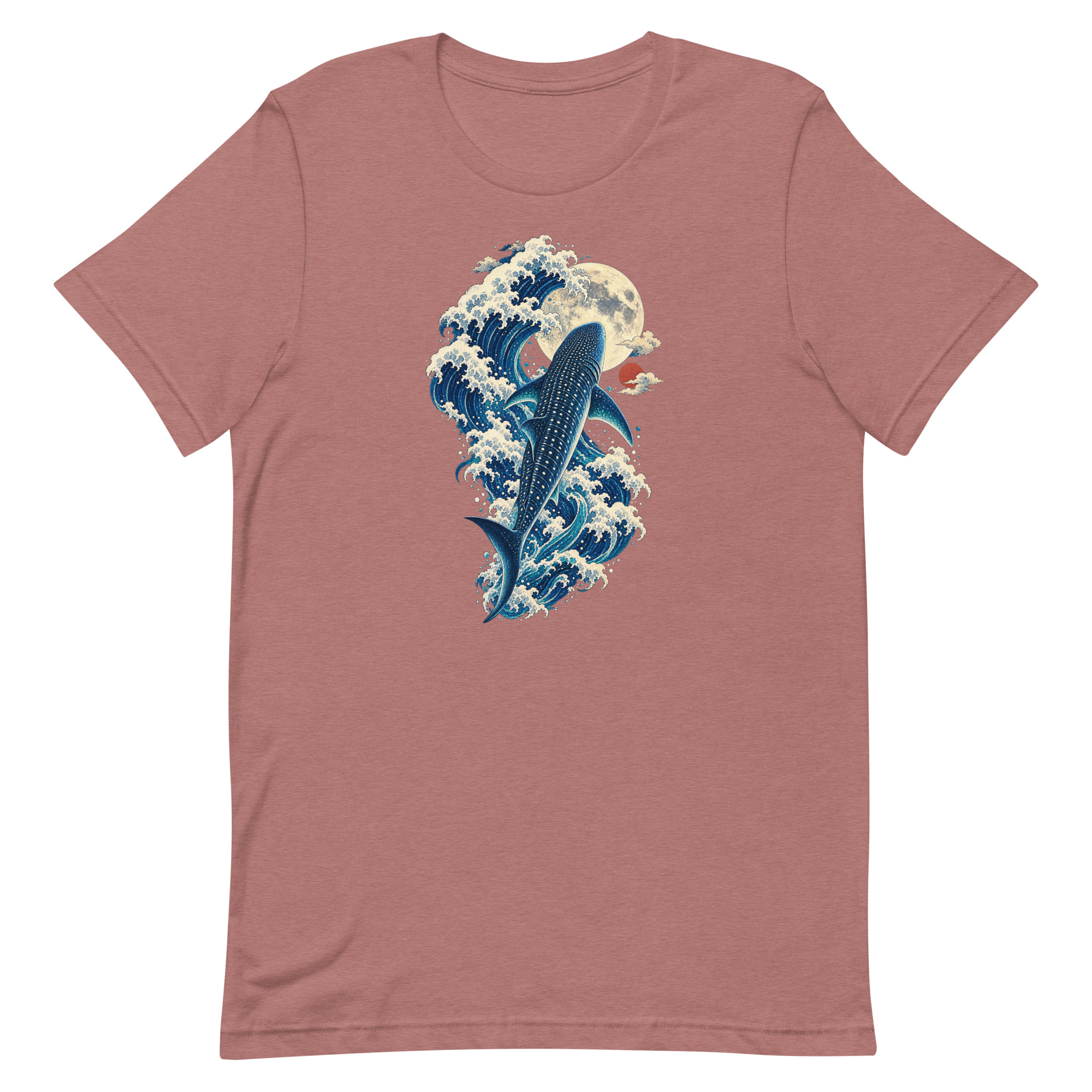 Whale Shark Great Wave Moon Japanese Art, Japanese Art Tee, Mythology Gift - Image 22