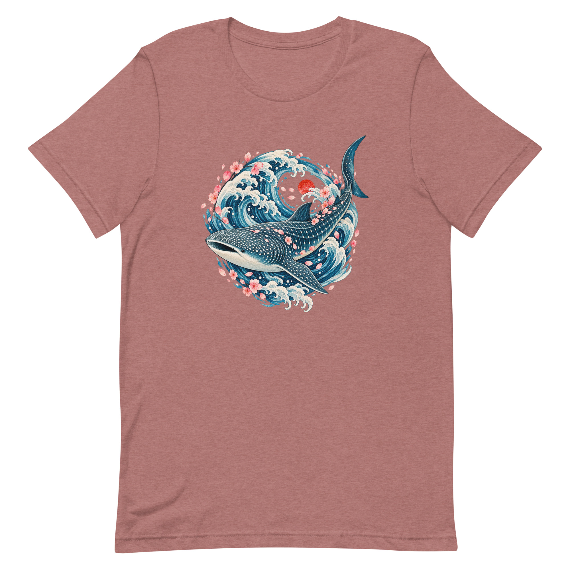 Whale Shark Sakura Current Japanese Art, Japanese Art Tee, Mythology Gift - Image 24