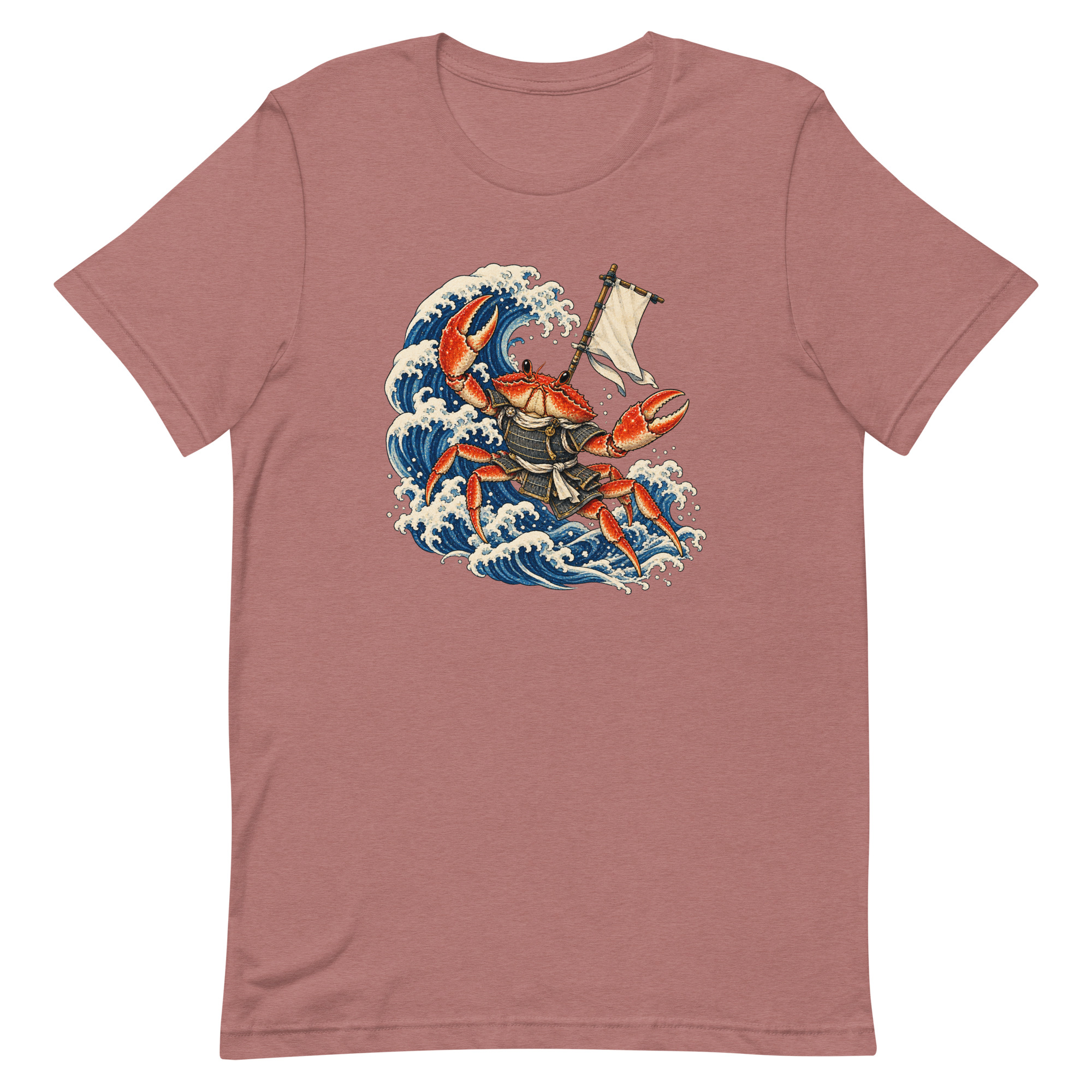 Samurai Crab Great Wave Japanese Warrior Art, Japanese Art Tee, Mythology Gift - Image 24