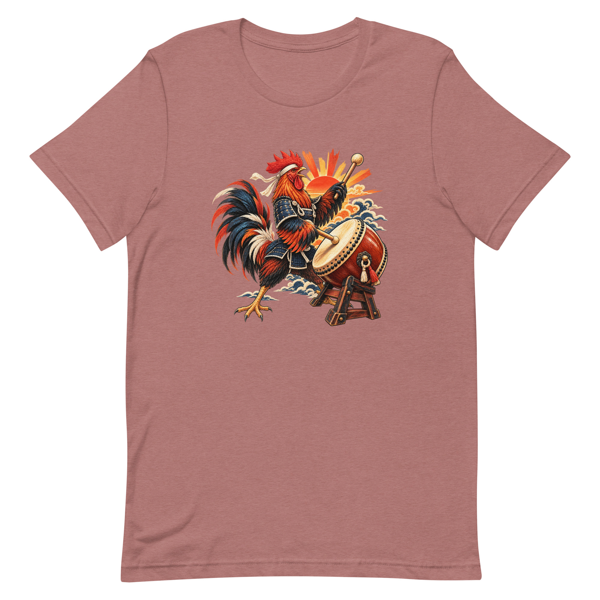 Rooster Samurai Taiko Drum Japanese Art, Japanese Art Tee, Mythology Gift - Image 24