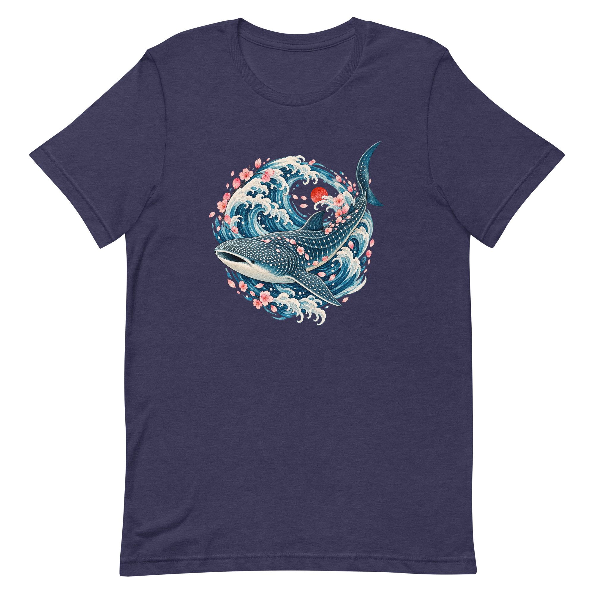 Whale Shark Sakura Current Japanese Art, Japanese Art Tee, Mythology Gift - Image 25