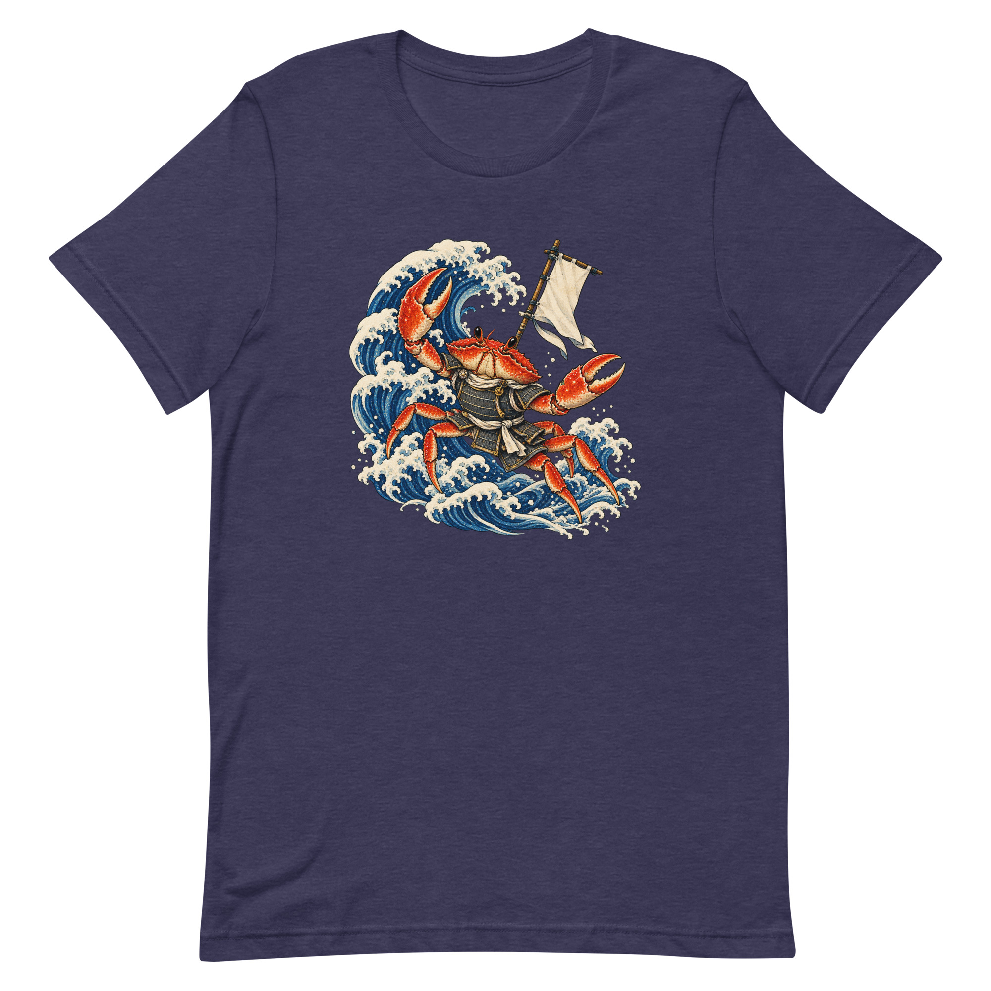 Samurai Crab Great Wave Japanese Warrior Art, Japanese Art Tee, Mythology Gift - Image 25