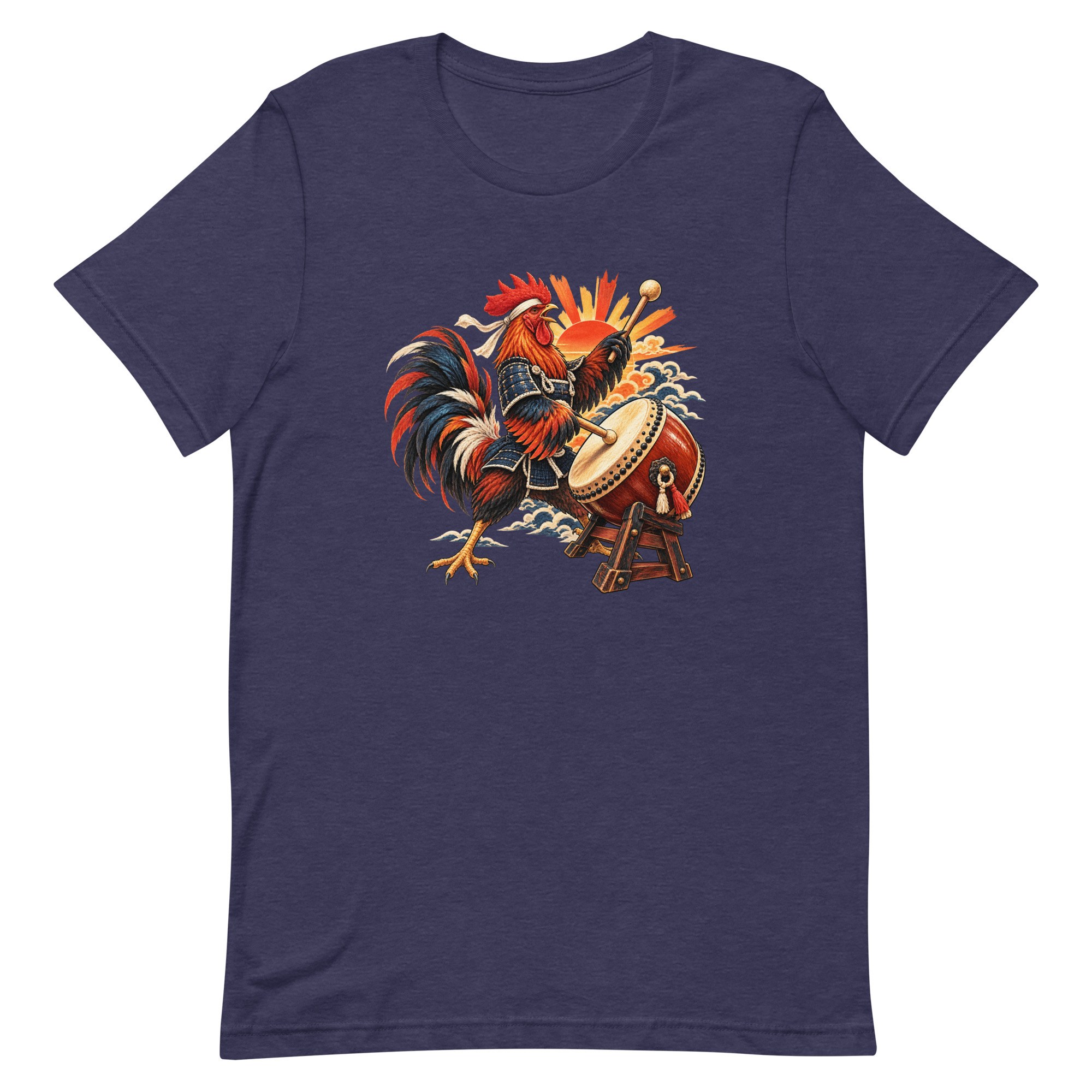 Rooster Samurai Taiko Drum Japanese Art, Japanese Art Tee, Mythology Gift - Image 25