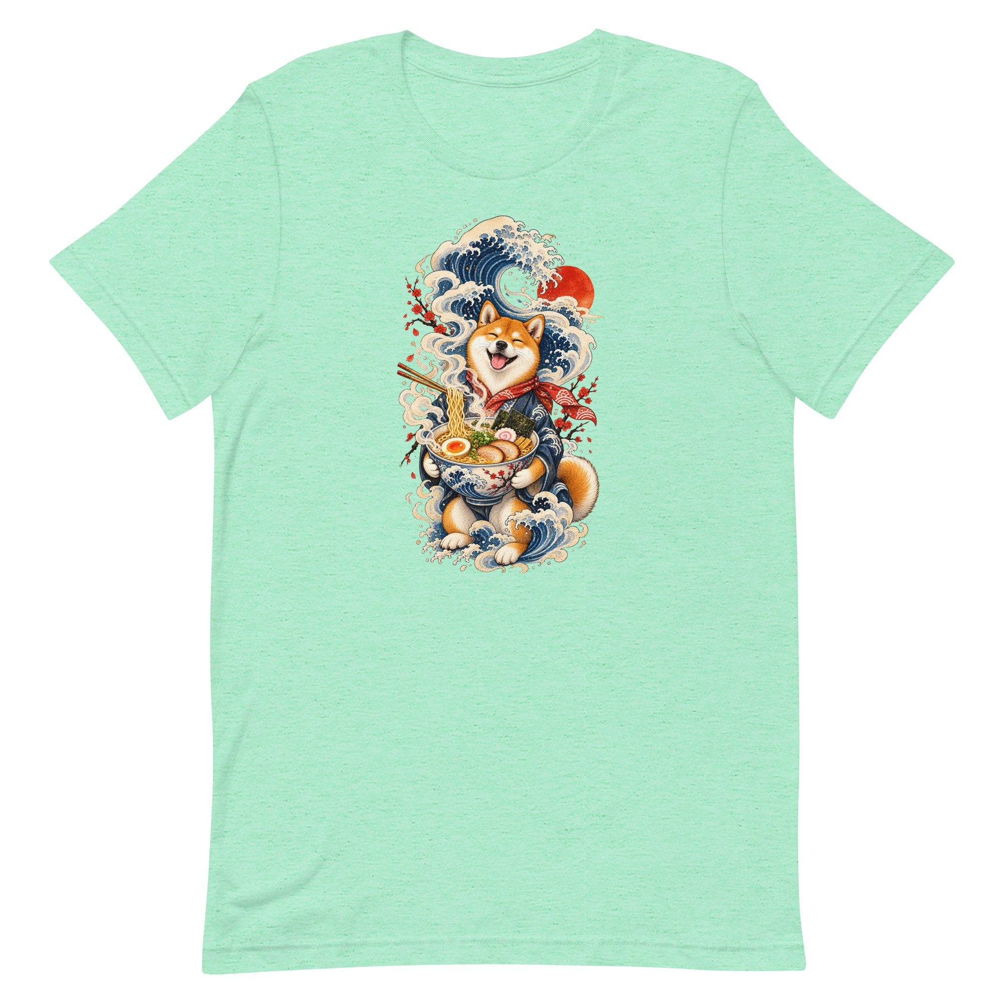 Shiba Inu Ramen Great Wave Japanese Food Art, Japanese Art Tee, Mythology Gift - Image 24