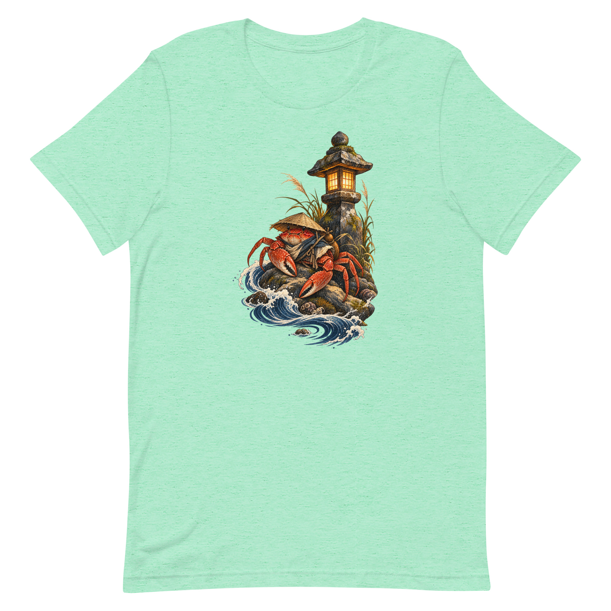 Crab Ronin Lantern Shore Japanese Art, Japanese Art Tee, Mythology Gift - Image 24