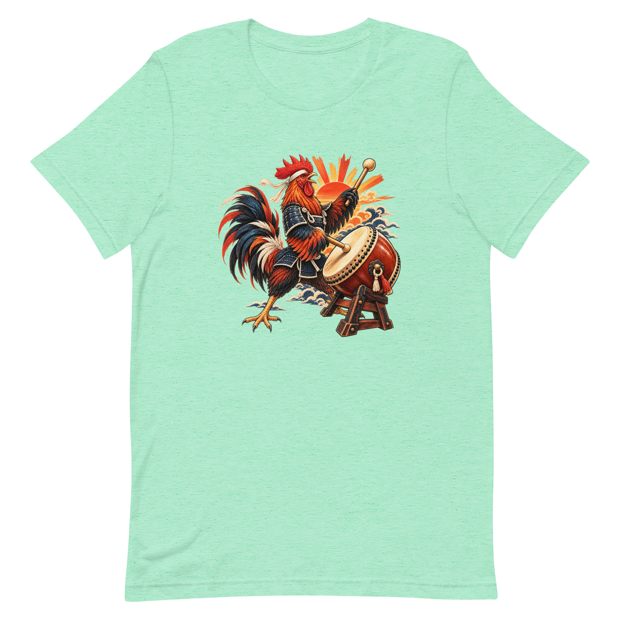 Rooster Samurai Taiko Drum Japanese Art, Japanese Art Tee, Mythology Gift - Image 26