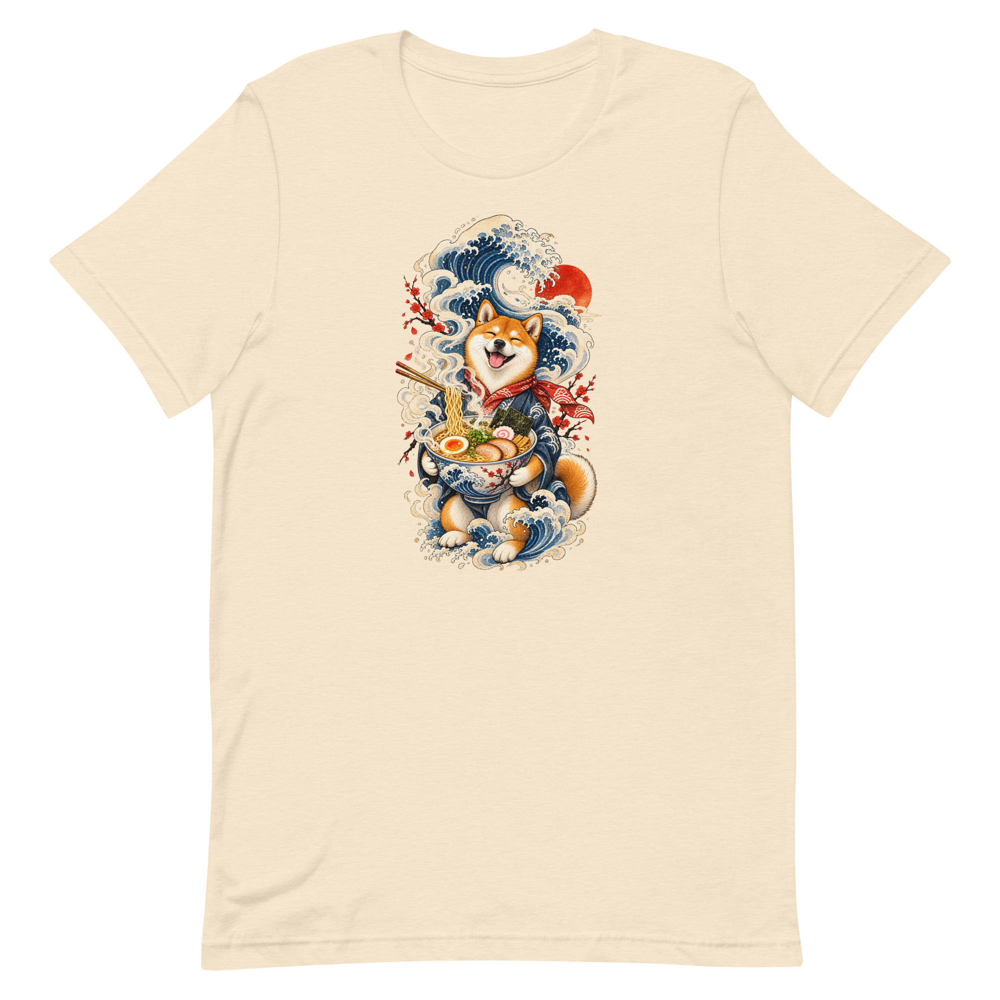 Shiba Inu Ramen Great Wave Japanese Food Art, Japanese Art Tee, Mythology Gift - Image 86