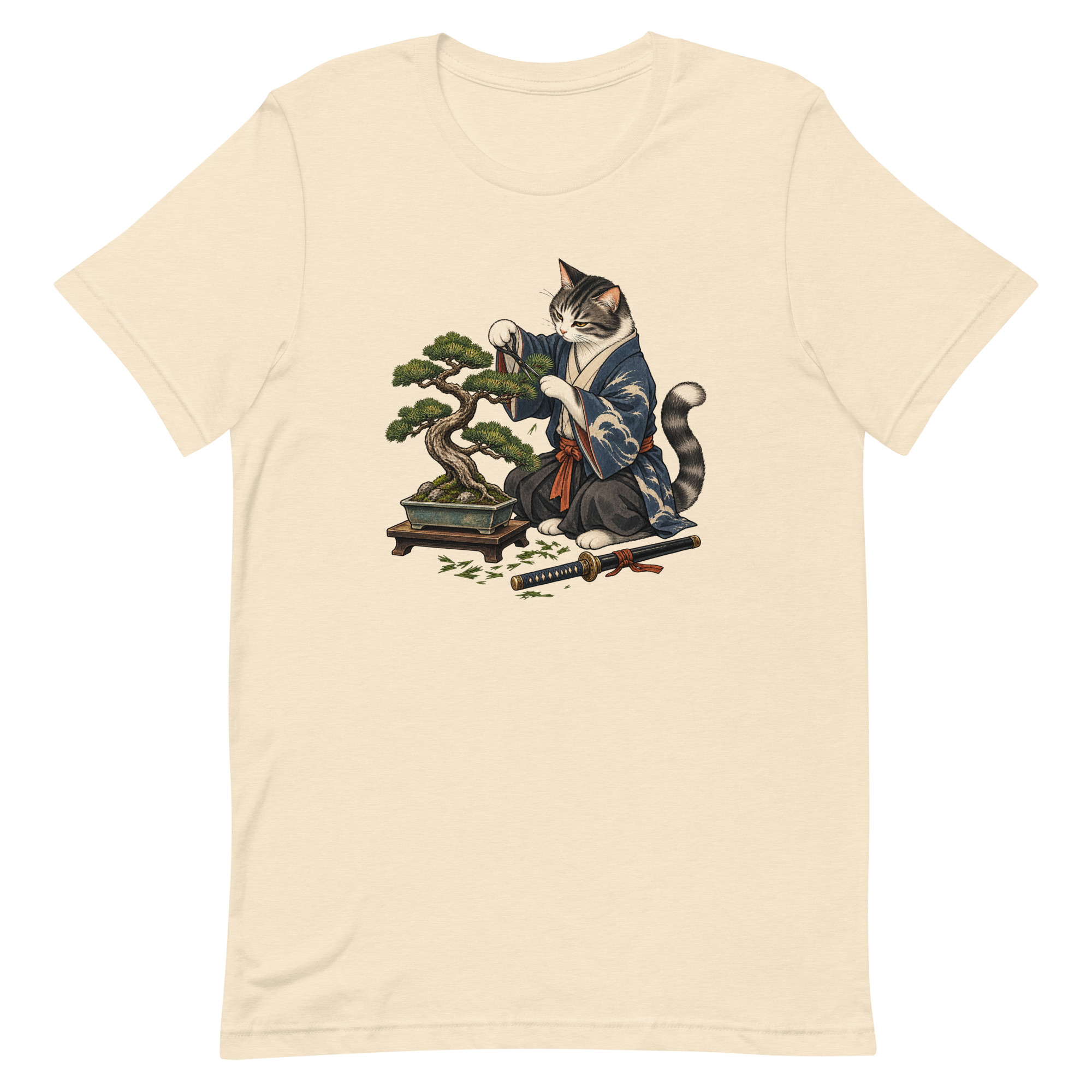 Samurai Cat Bonsai Dojo Japanese Art, Japanese Art Tee, Mythology Gift - Image 88
