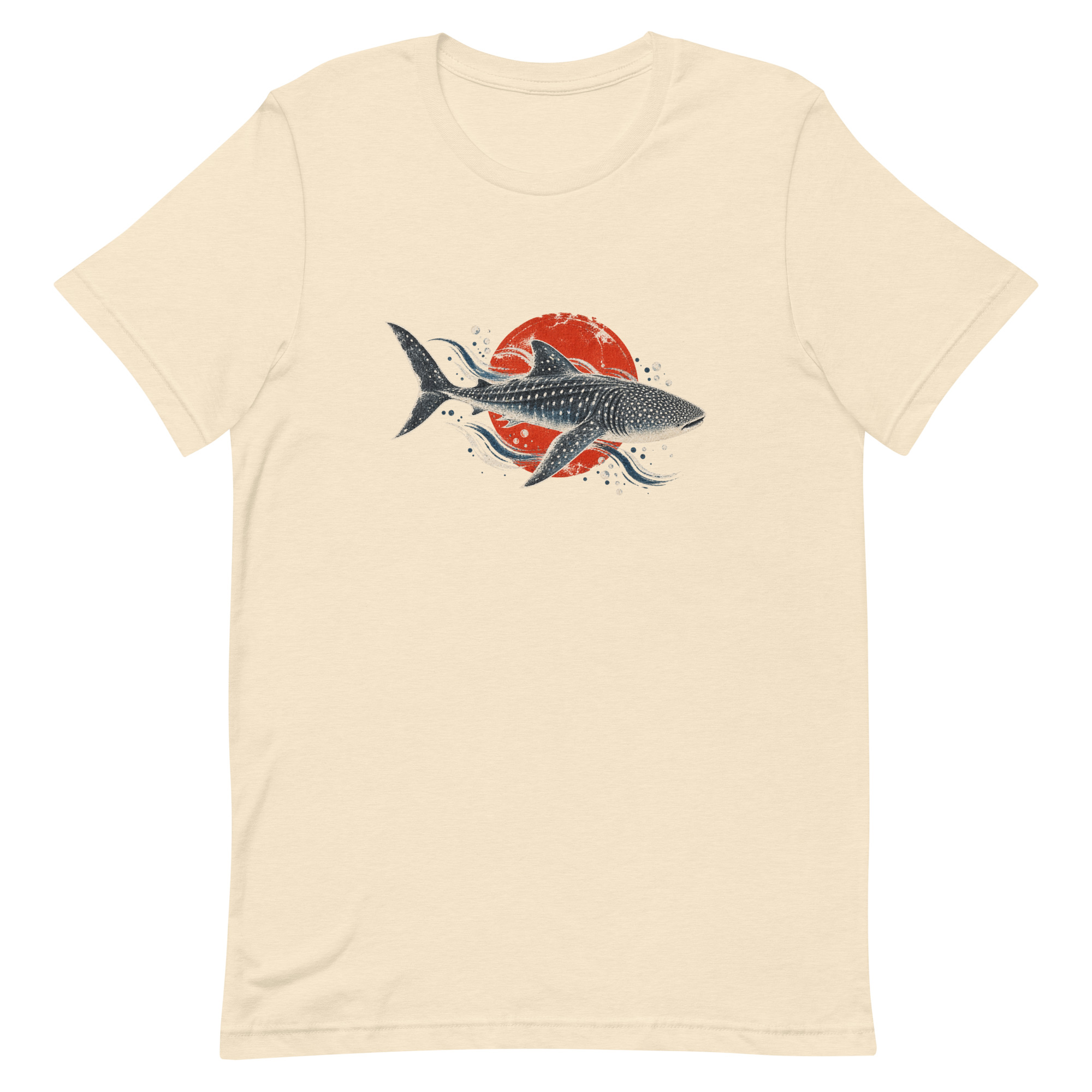 Gyotaku Whale Shark Red Sun Japanese Print, Japanese Art Tee, Mythology Gift - Image 88