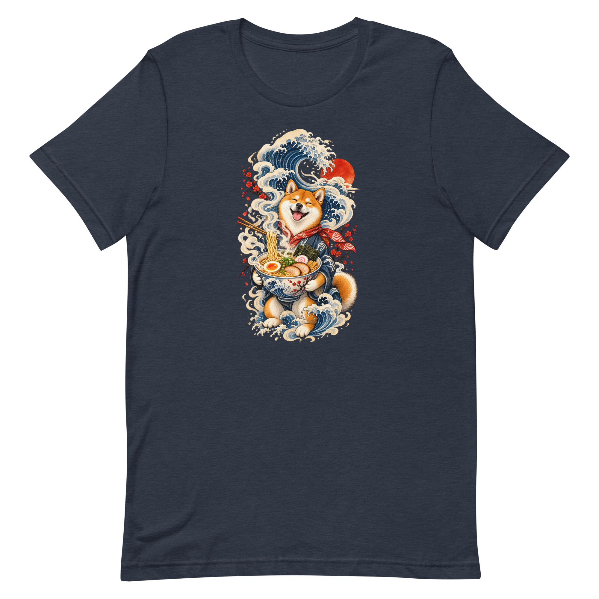 Shiba Inu Ramen Great Wave Japanese Food Art, Japanese Art Tee, Mythology Gift - Image 25