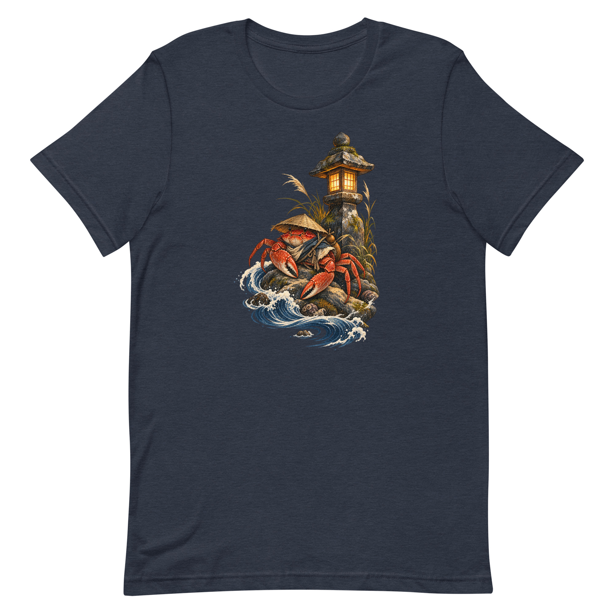 Crab Ronin Lantern Shore Japanese Art, Japanese Art Tee, Mythology Gift - Image 25