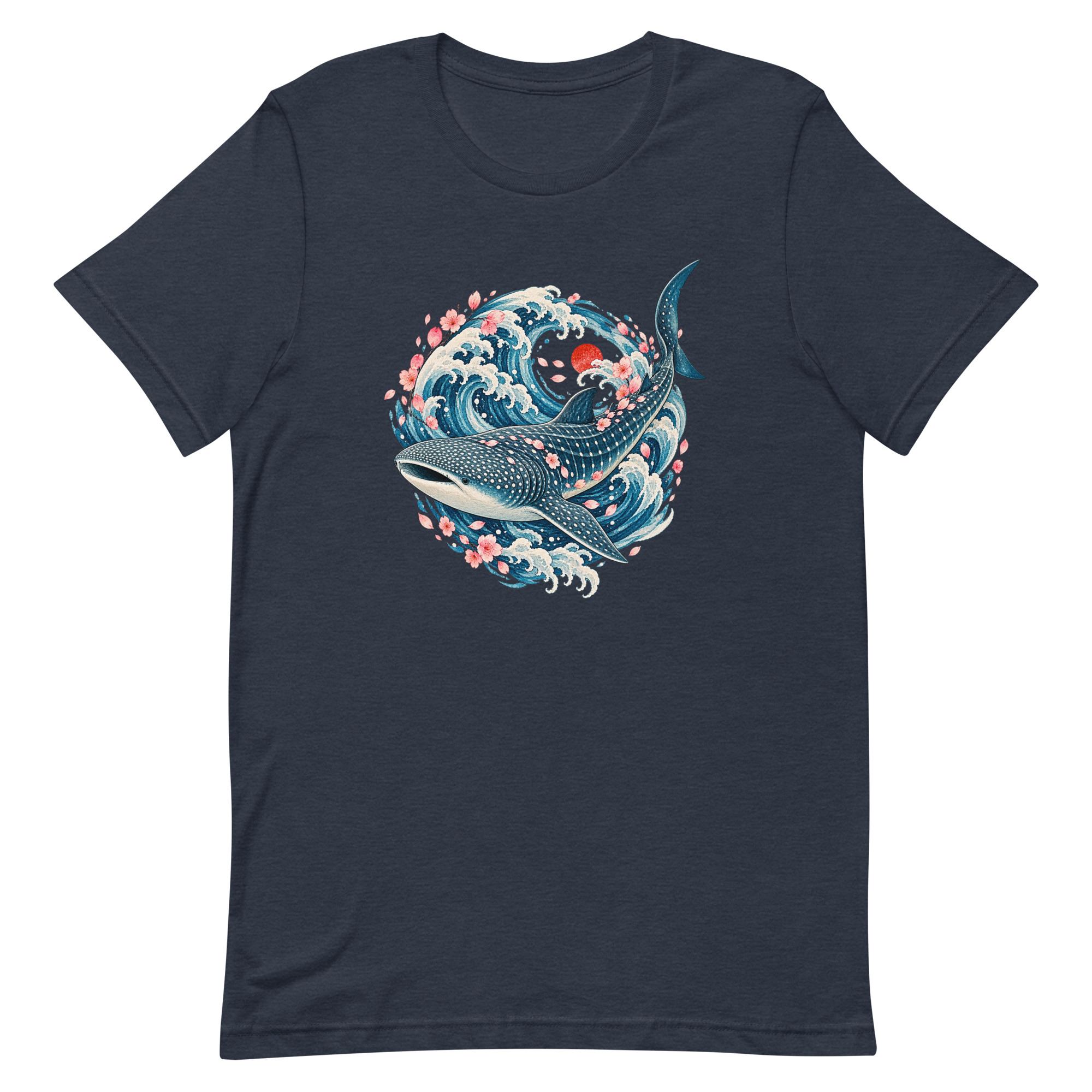 Whale Shark Sakura Current Japanese Art, Japanese Art Tee, Mythology Gift - Image 27