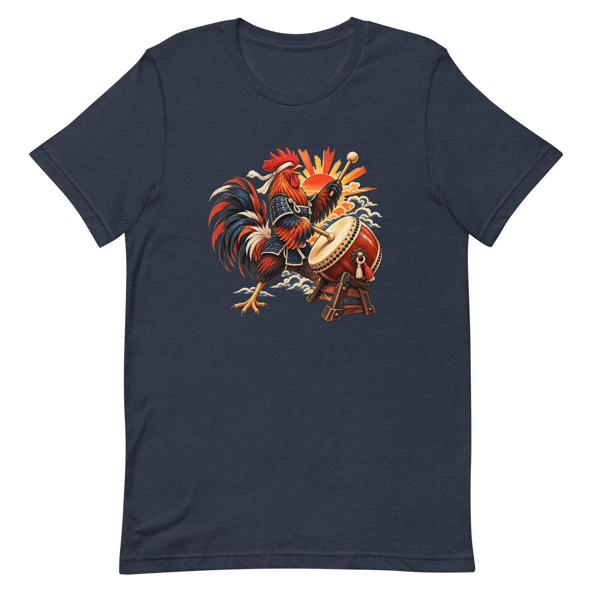 Rooster Samurai Taiko Drum Japanese Art, Japanese Art Tee, Mythology Gift - Image 27