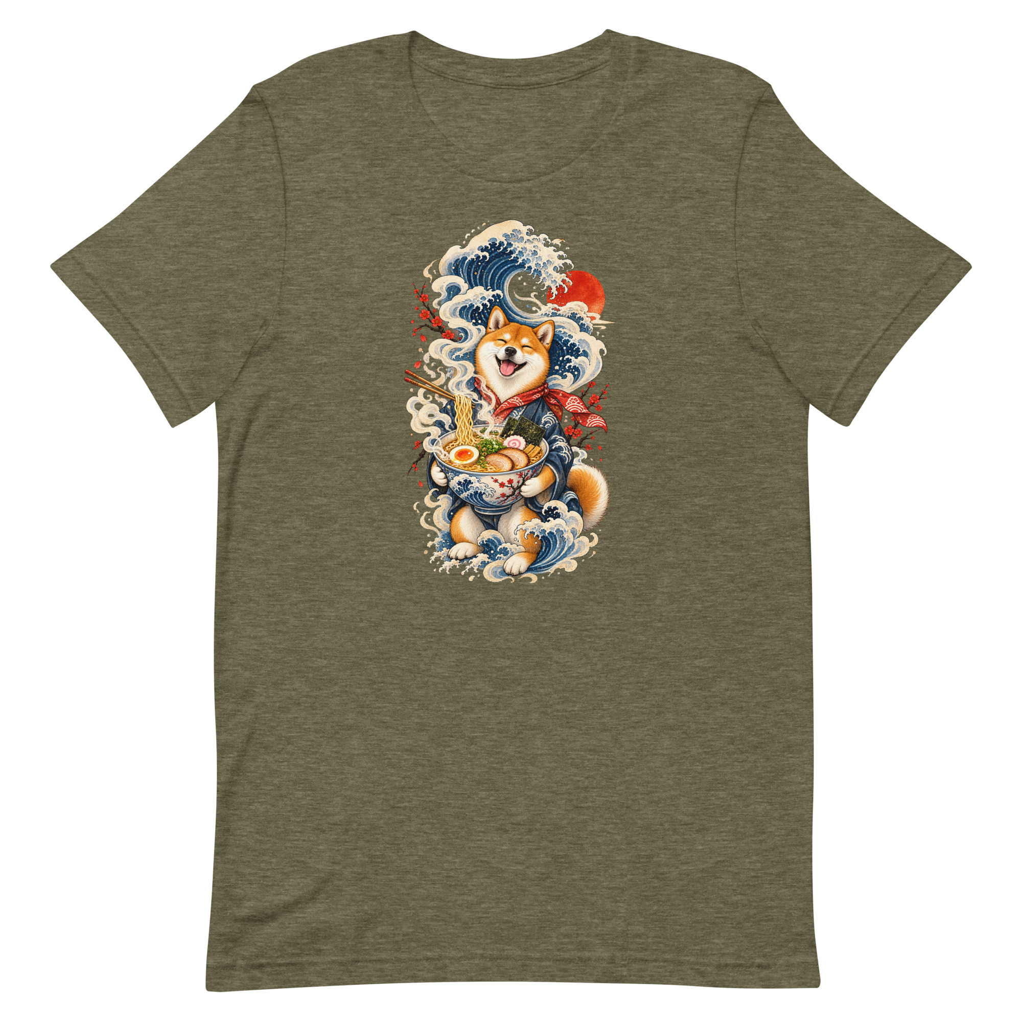 Shiba Inu Ramen Great Wave Japanese Food Art, Japanese Art Tee, Mythology Gift - Image 70