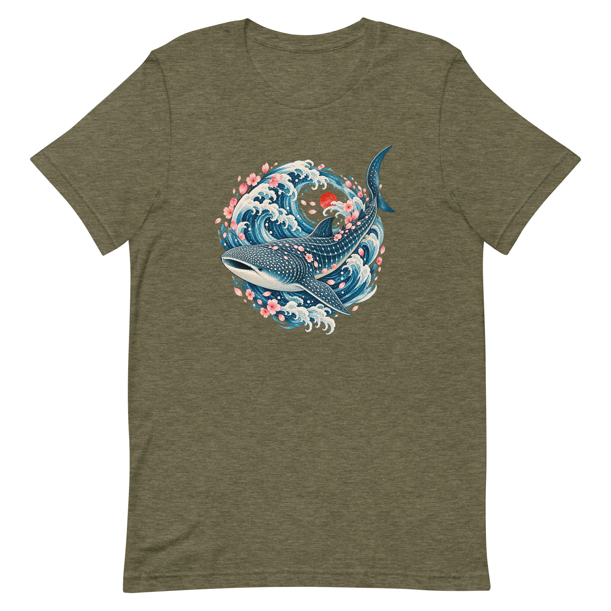 Whale Shark Sakura Current Japanese Art, Japanese Art Tee, Mythology Gift - Image 72