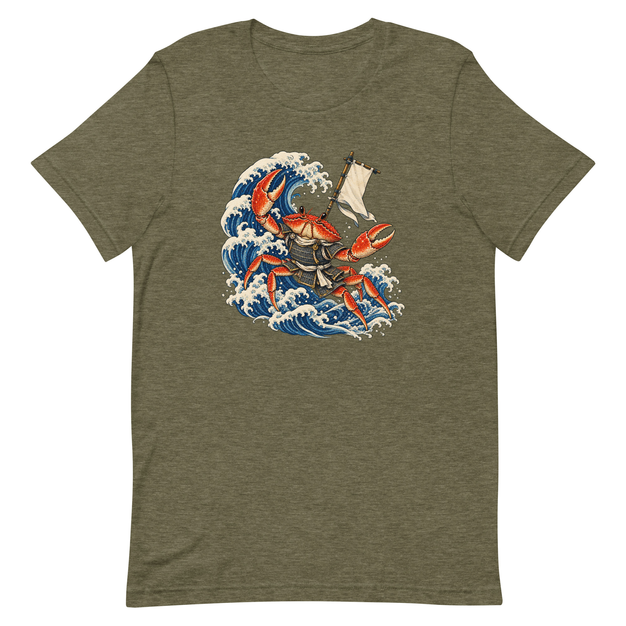 Samurai Crab Great Wave Japanese Warrior Art, Japanese Art Tee, Mythology Gift - Image 72