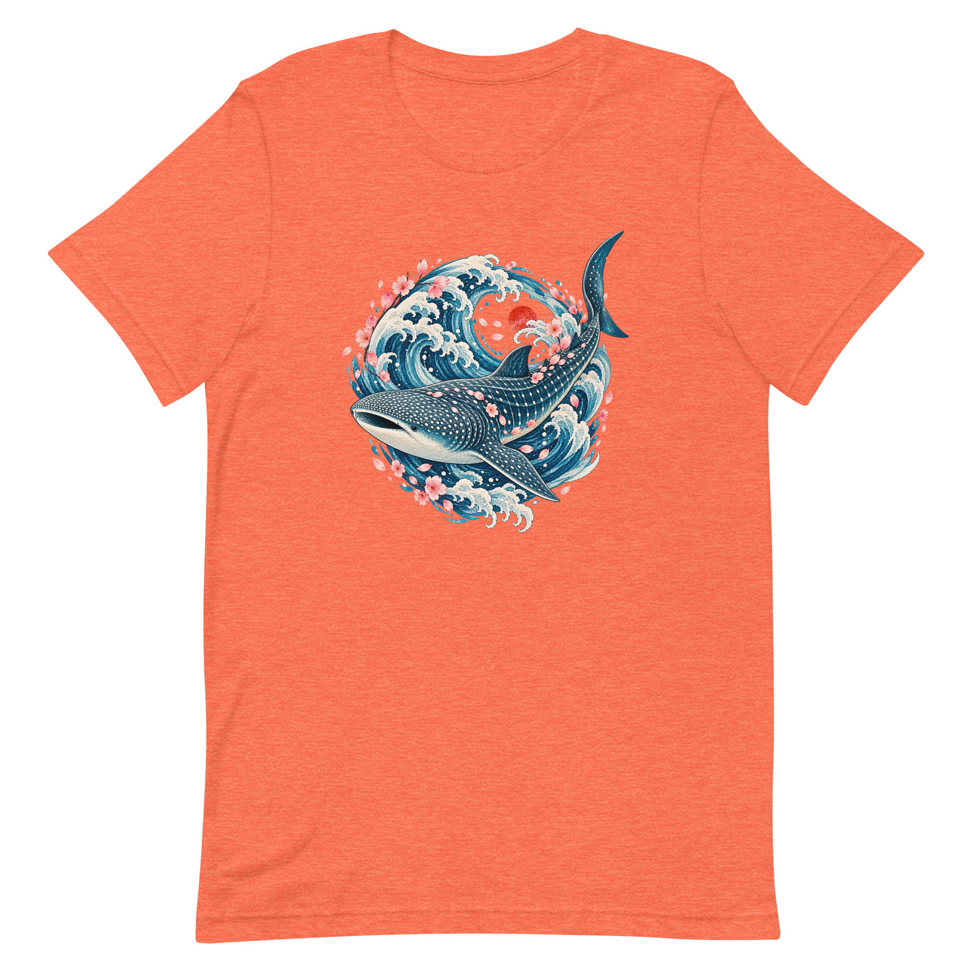 Whale Shark Sakura Current Japanese Art, Japanese Art Tee, Mythology Gift - Image 28