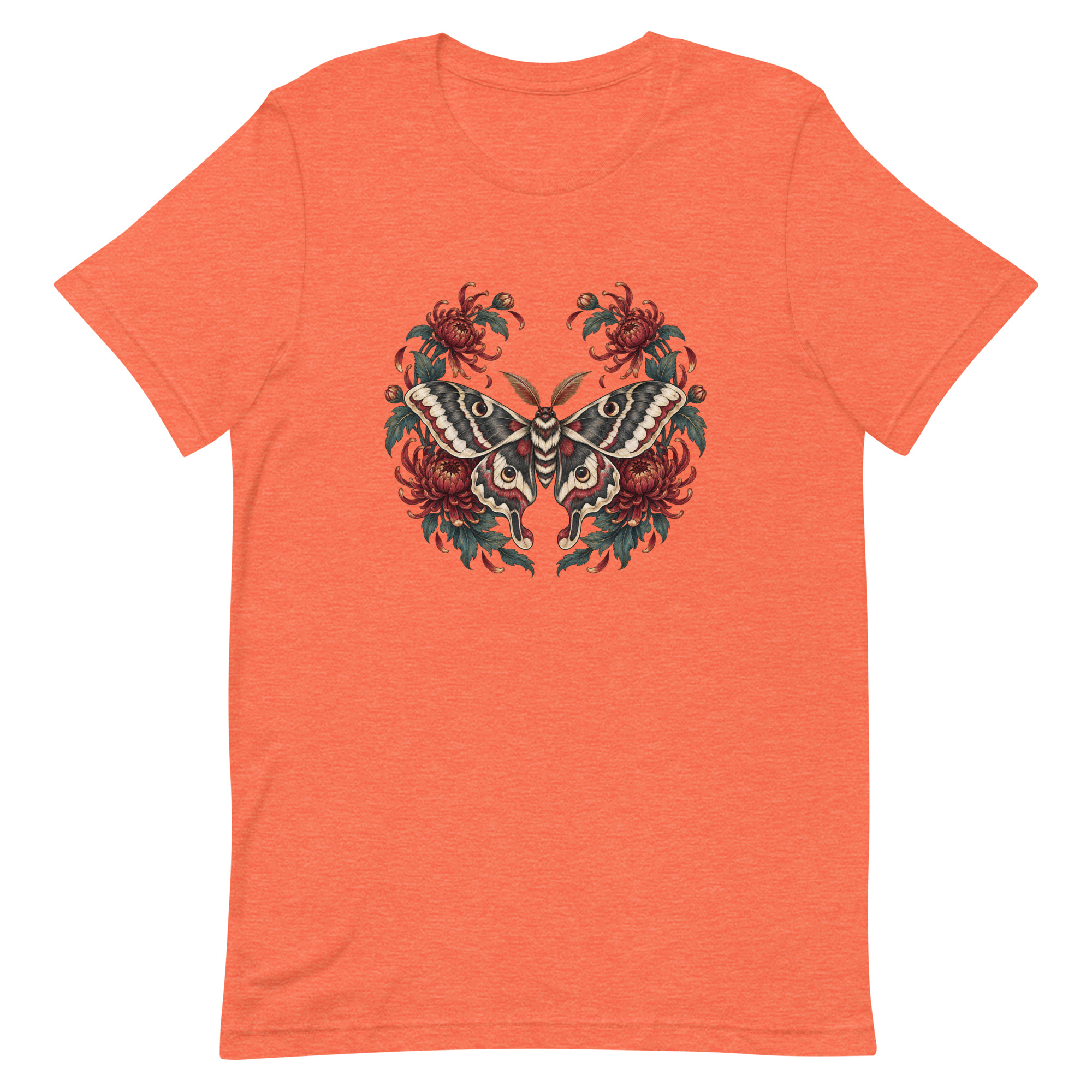 Japanese Moth Chrysanthemum Enso Ink Art, Japanese Art Tee, Mythology Gift - Image 28