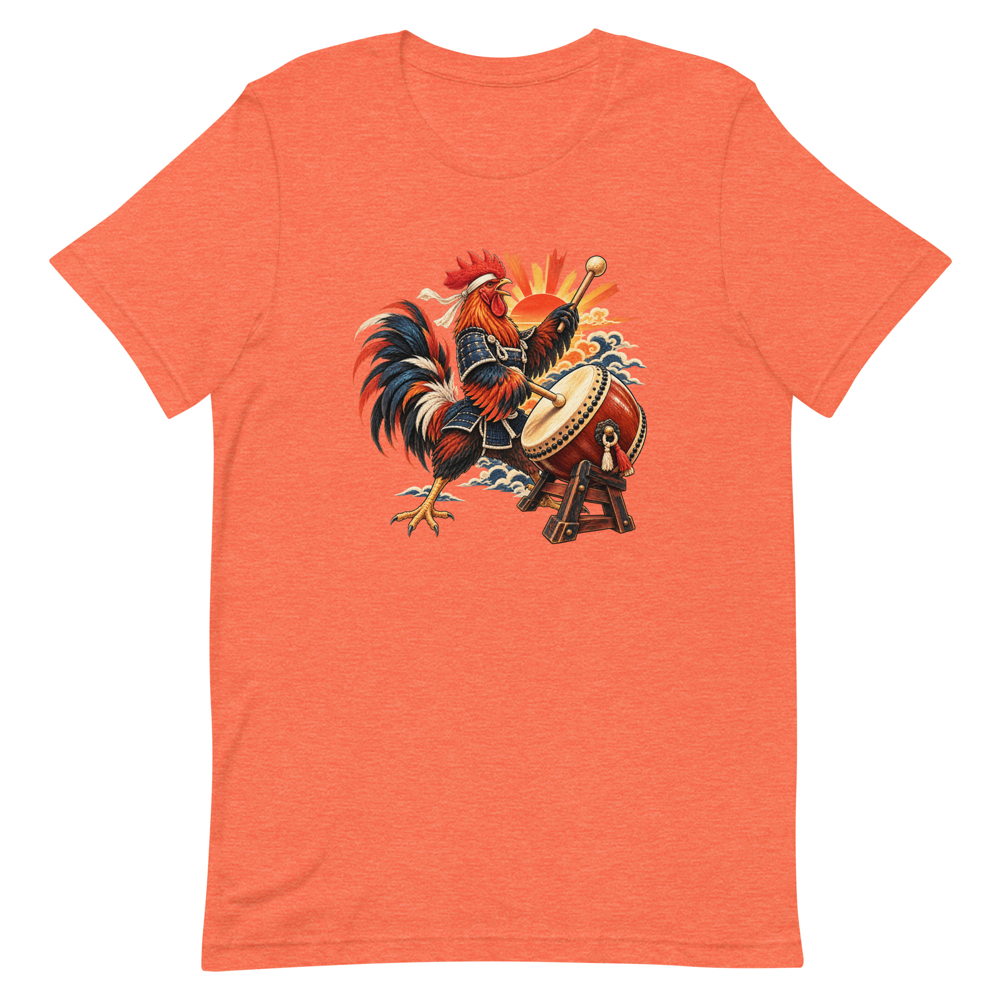 Rooster Samurai Taiko Drum Japanese Art, Japanese Art Tee, Mythology Gift - Image 28