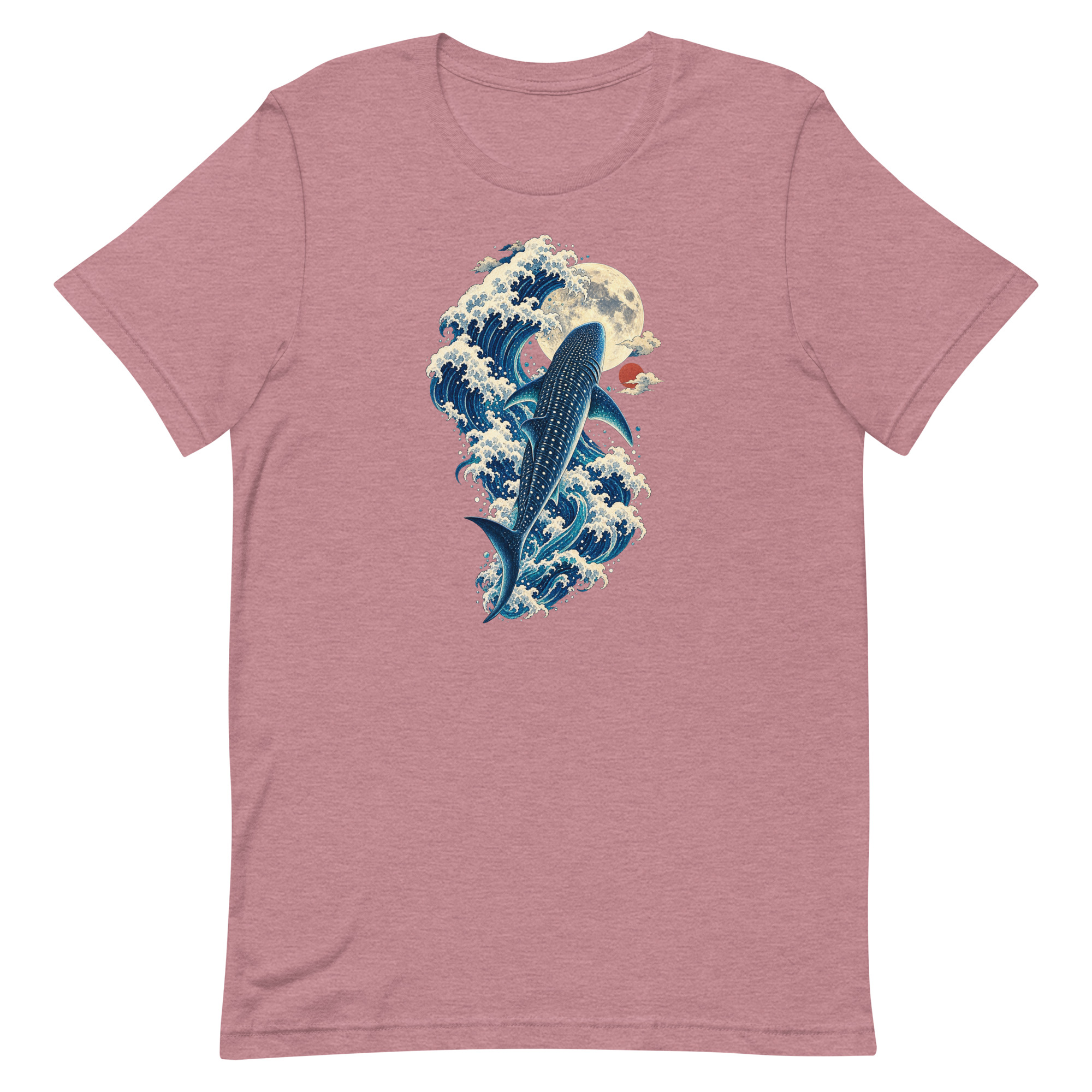 Whale Shark Great Wave Moon Japanese Art, Japanese Art Tee, Mythology Gift - Image 27