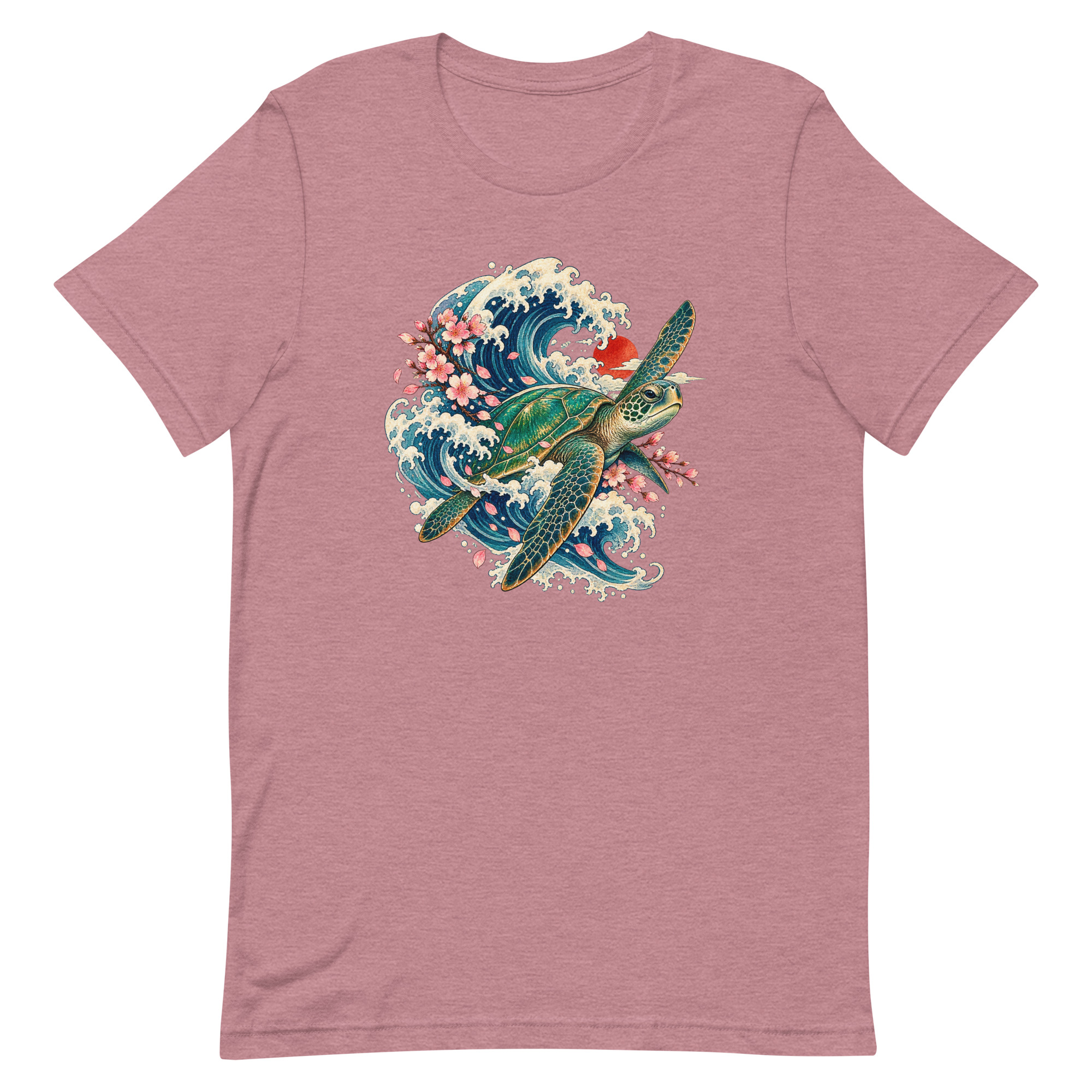 Sea Turtle Great Wave Sakura Japanese Art, Japanese Art Tee, Mythology Gift - Image 29
