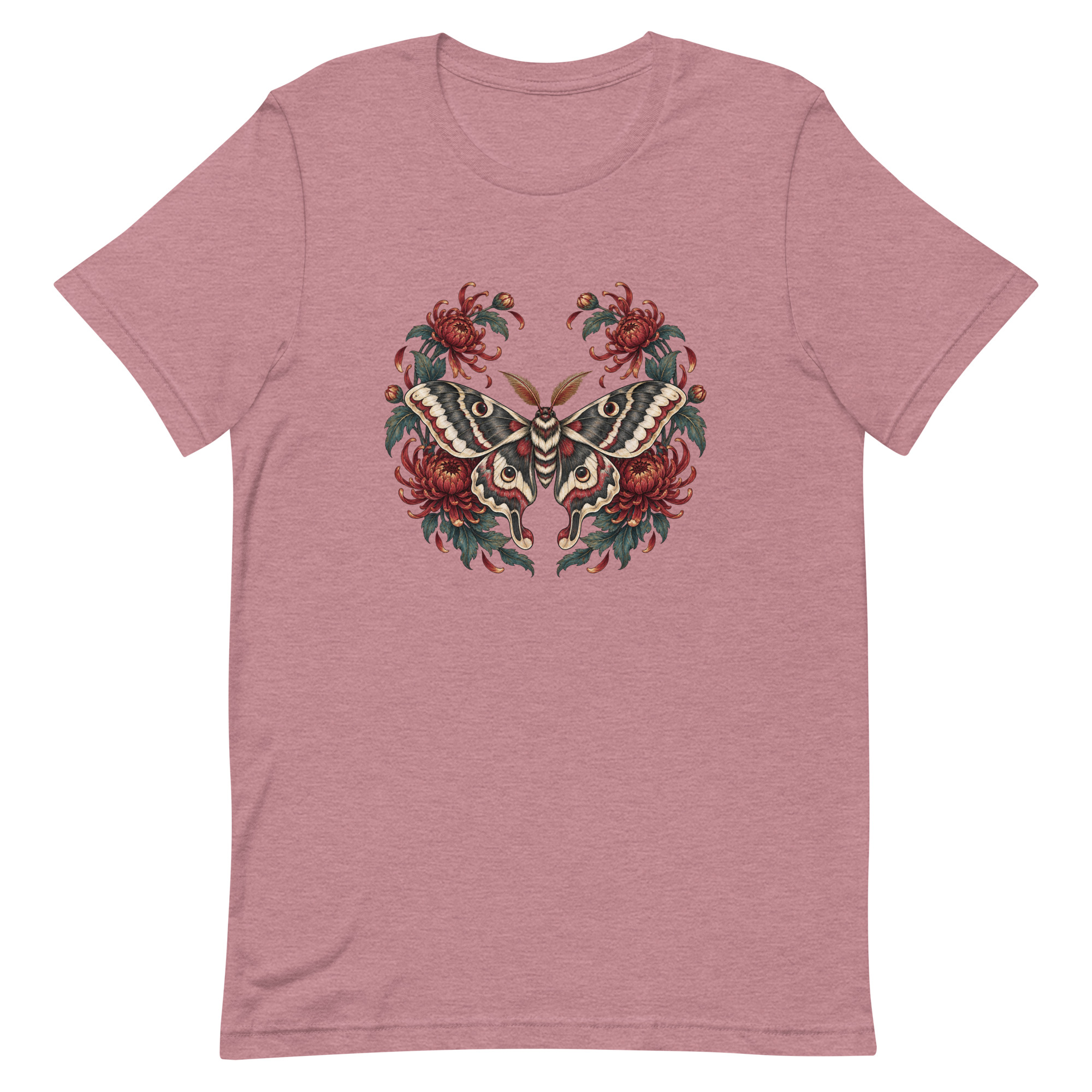 Japanese Moth Chrysanthemum Enso Ink Art, Japanese Art Tee, Mythology Gift - Image 29