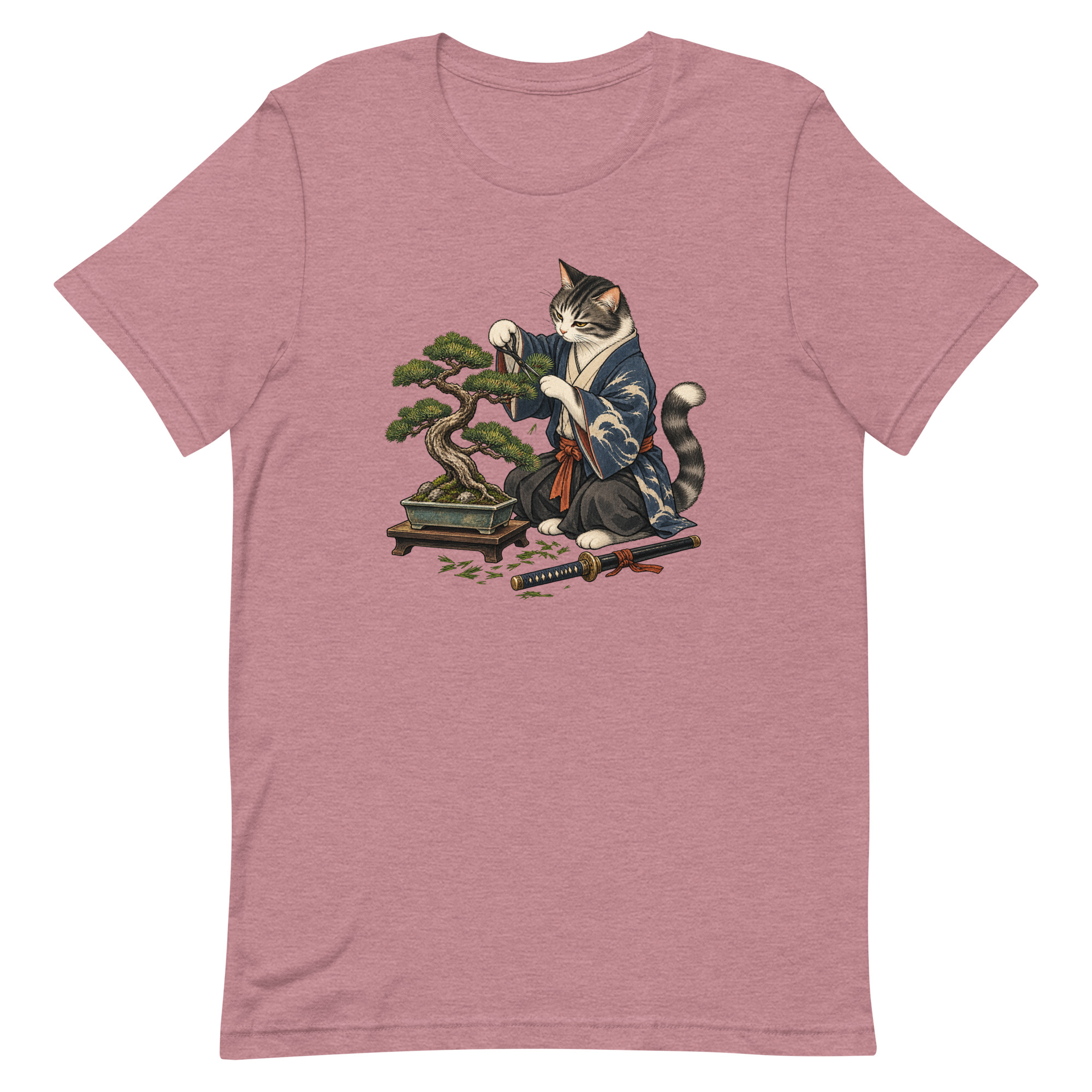 Samurai Cat Bonsai Dojo Japanese Art, Japanese Art Tee, Mythology Gift - Image 29